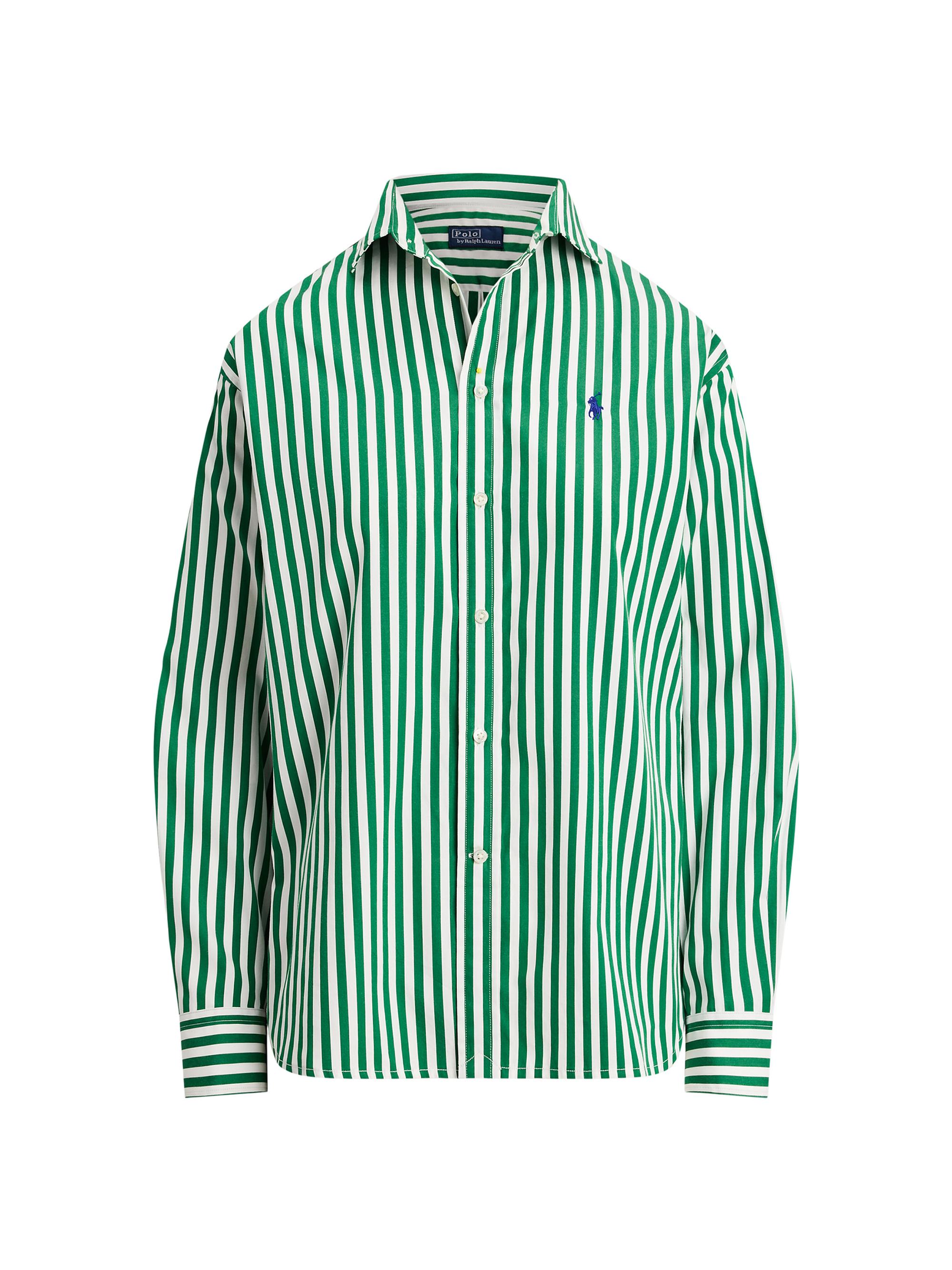 Polo Ralph Lauren Relaxed-Fit Striped Cotton Shirt | Saks Fifth Avenue