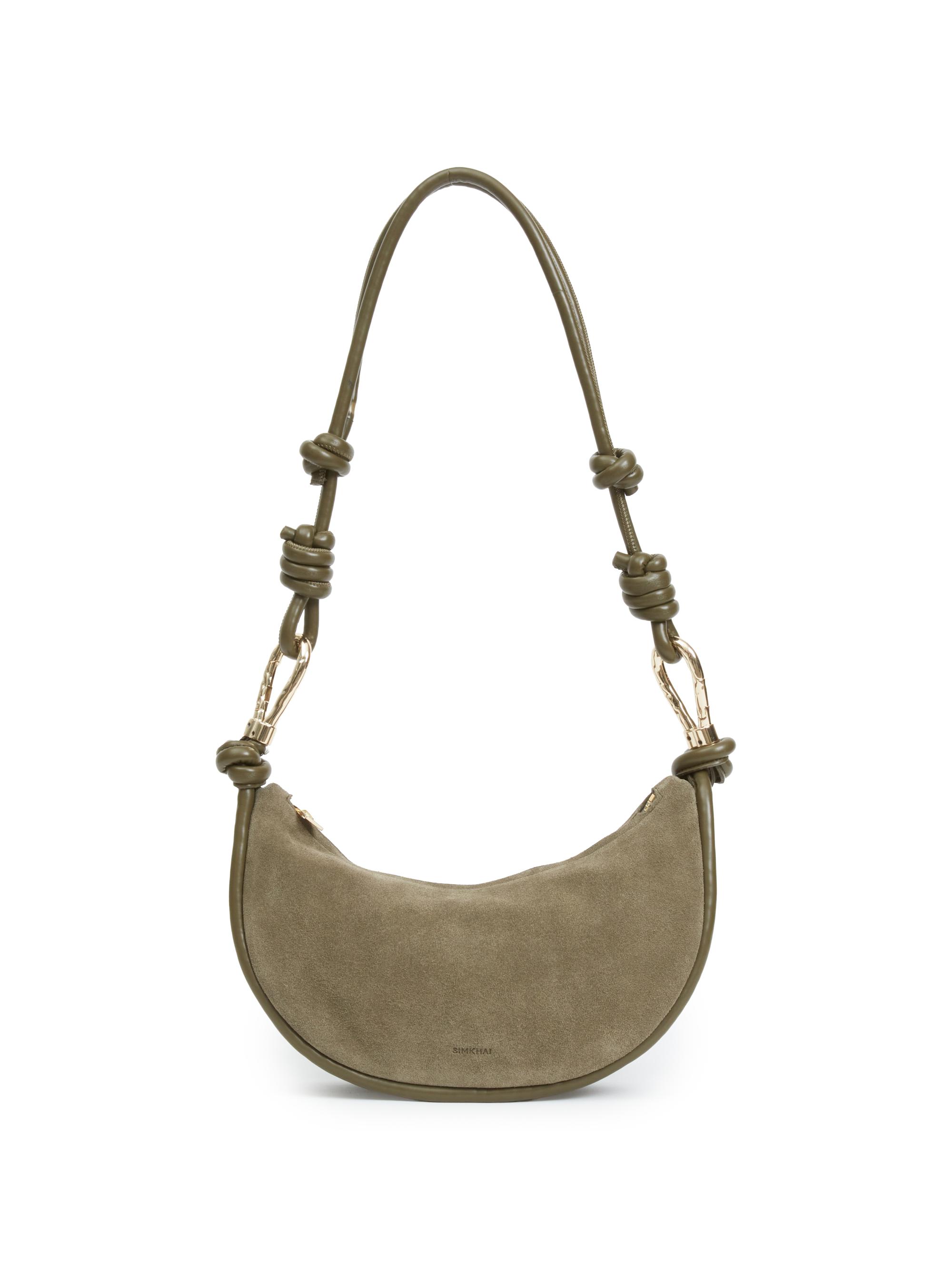 SIMKHAI Women's Avery Suede Crossbody Bag - Ivy
