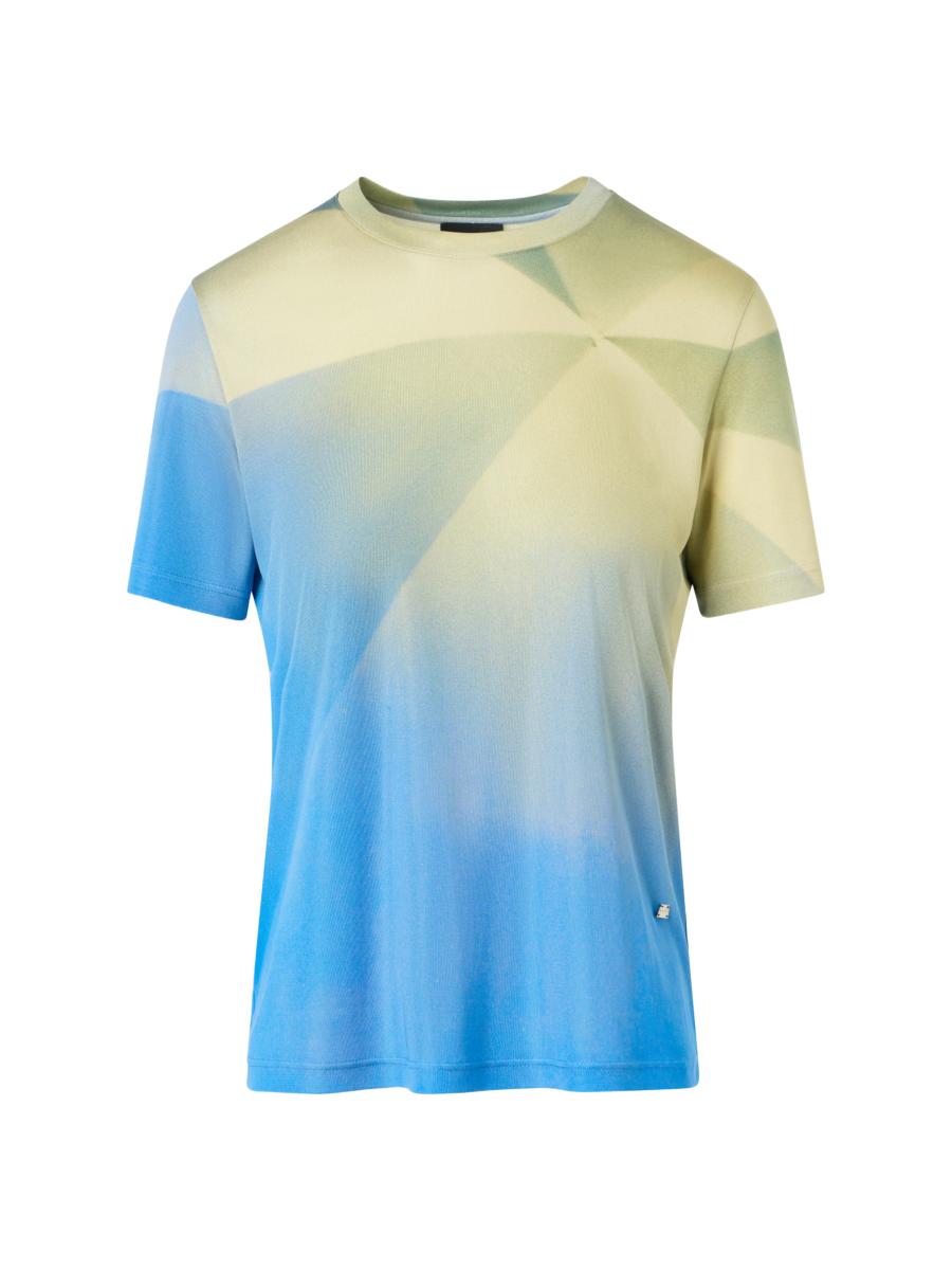 Akris Women's Sunbeam Print Silk T-shirt In Neutral