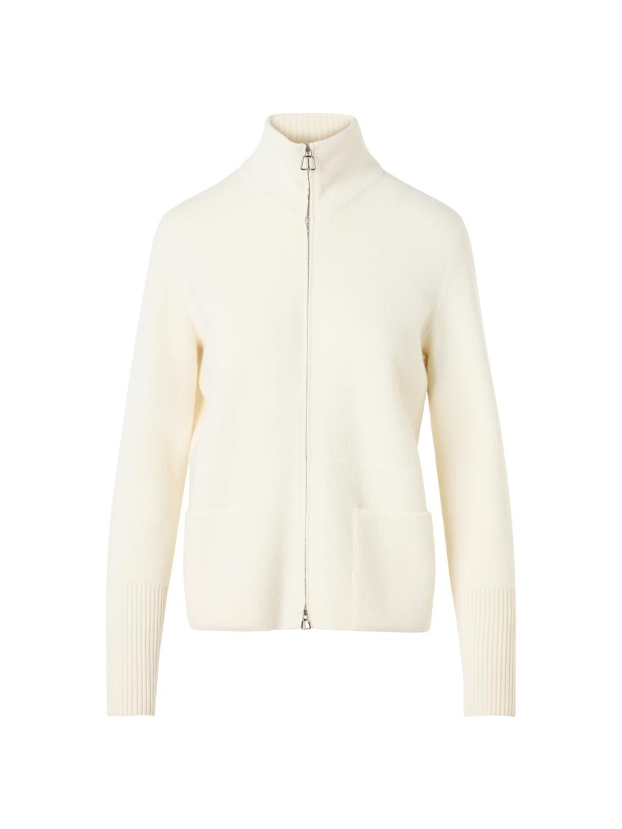 Akris Cashmere Piqué Zip Cardigan | Saks Fifth Avenue