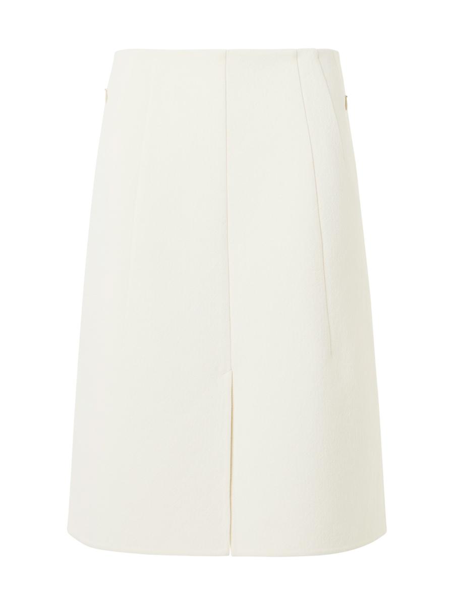 Akris Women's Double-face Cotton A-line Skirt In Sand