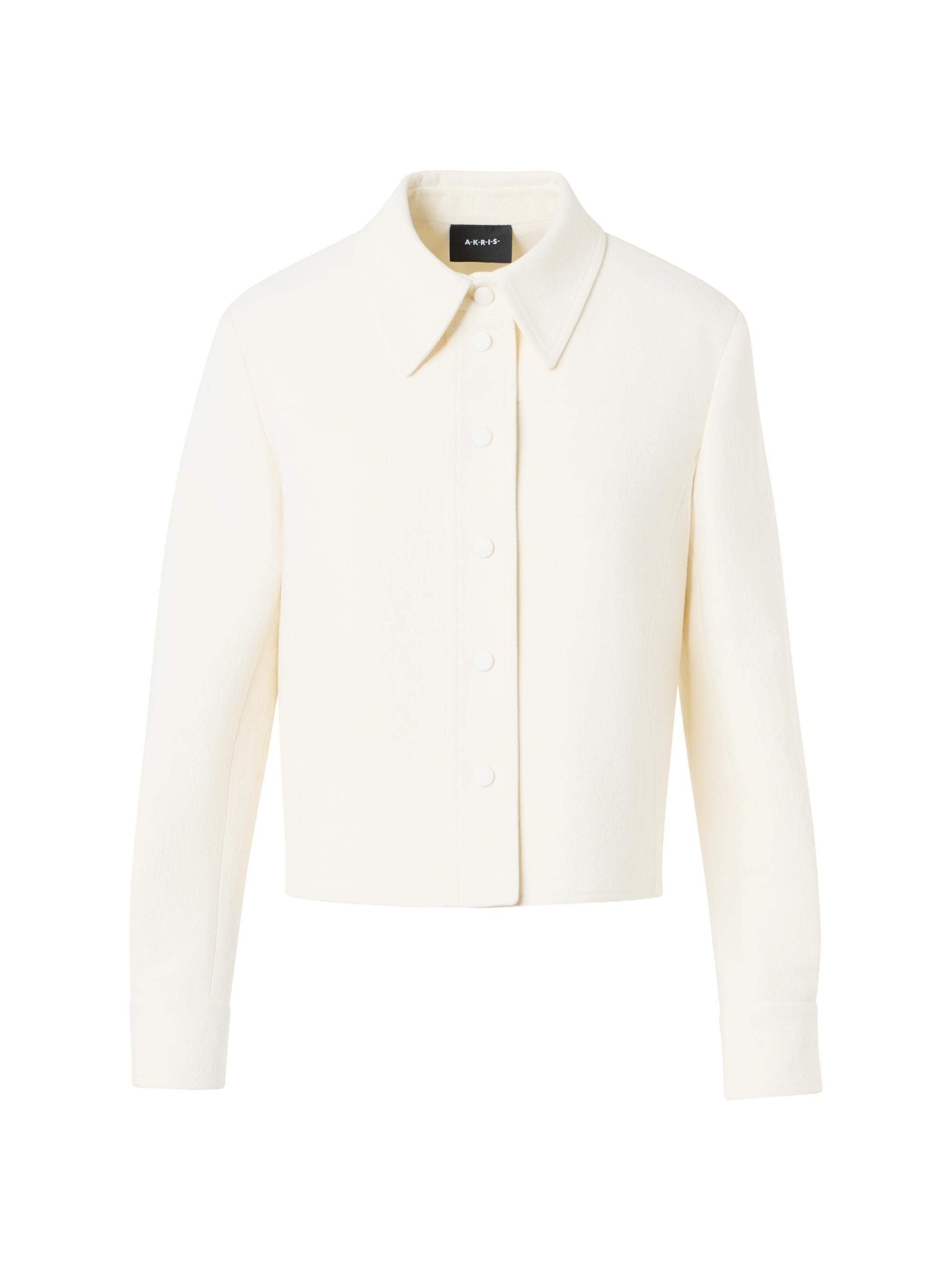 Akris Women's Talitha Cotton Shirt Jacket - Ecru