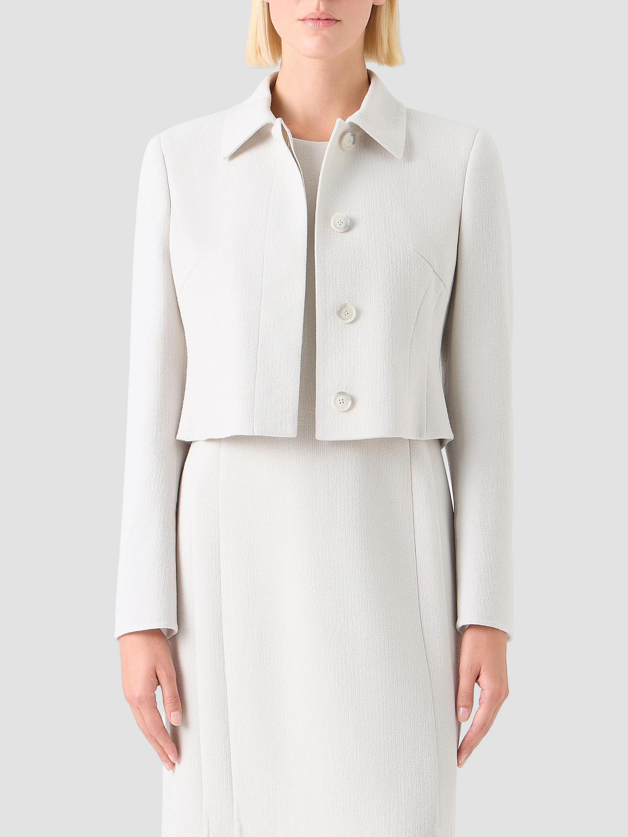 Akris Helios Virgin Wool Short Jacket | Saks Fifth Avenue
