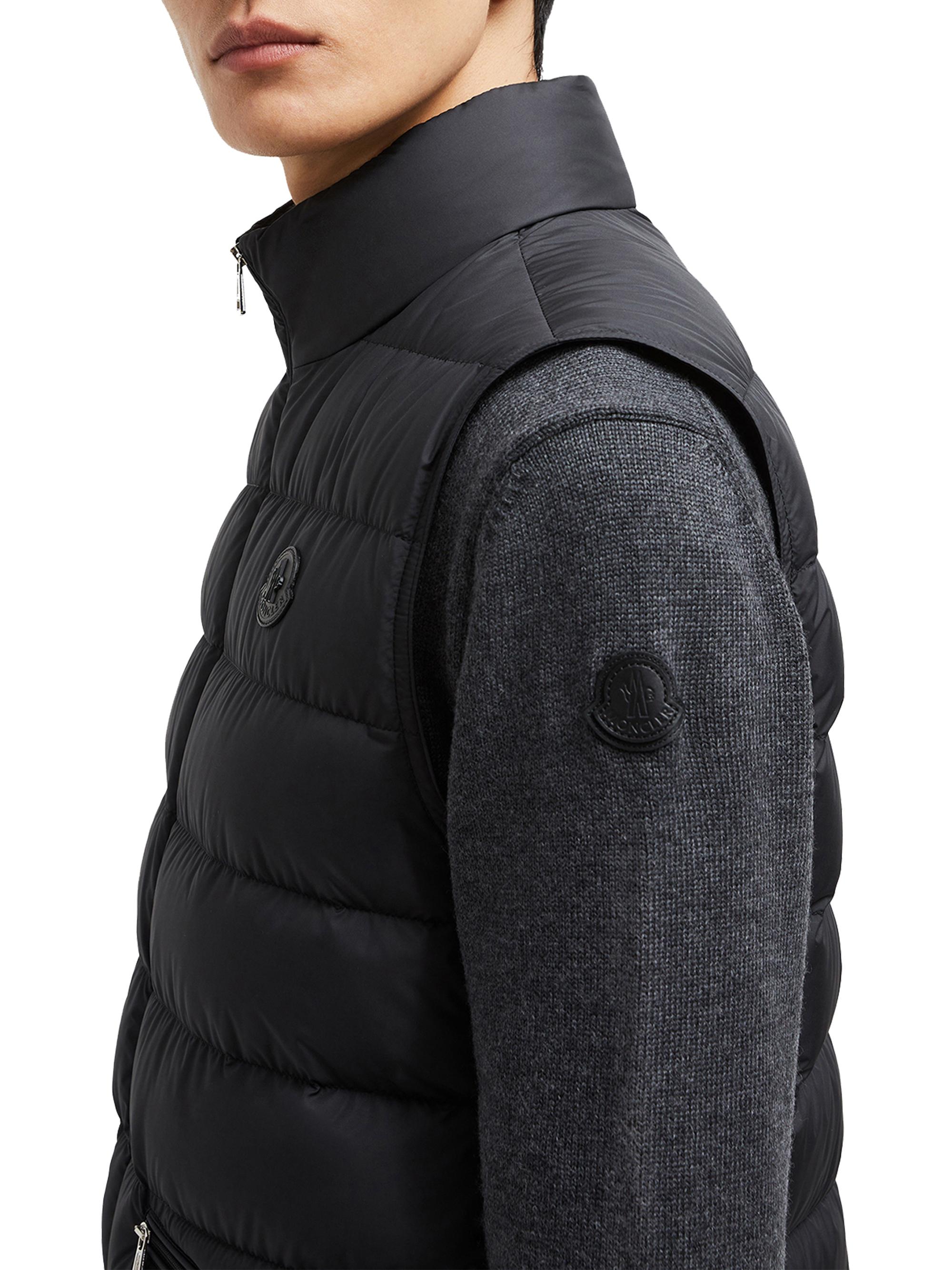 Moncler Treompan Nylon Lightweight Puffer Down Vest | Saks