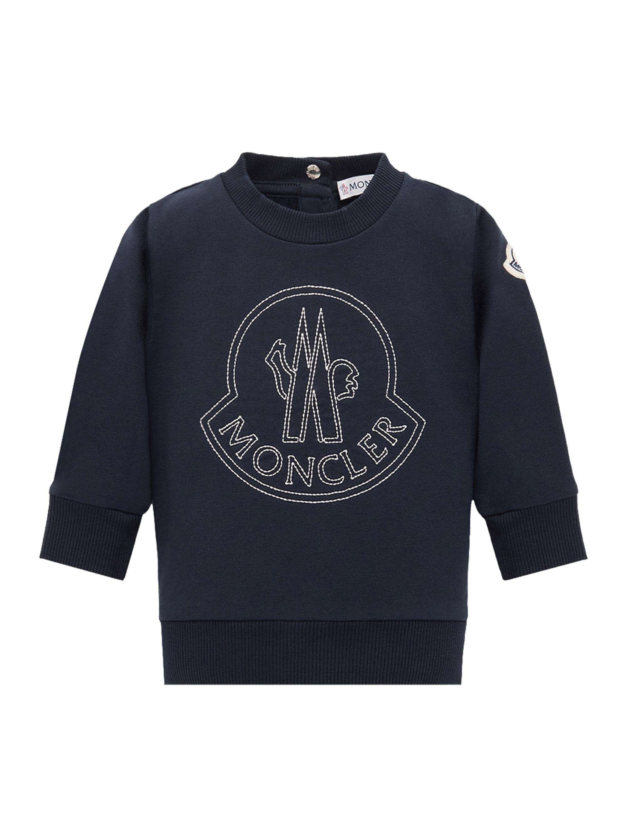 Moncler Baby Boy's & Little Boy's Sweatshirt in Cotton - Navy Blue
