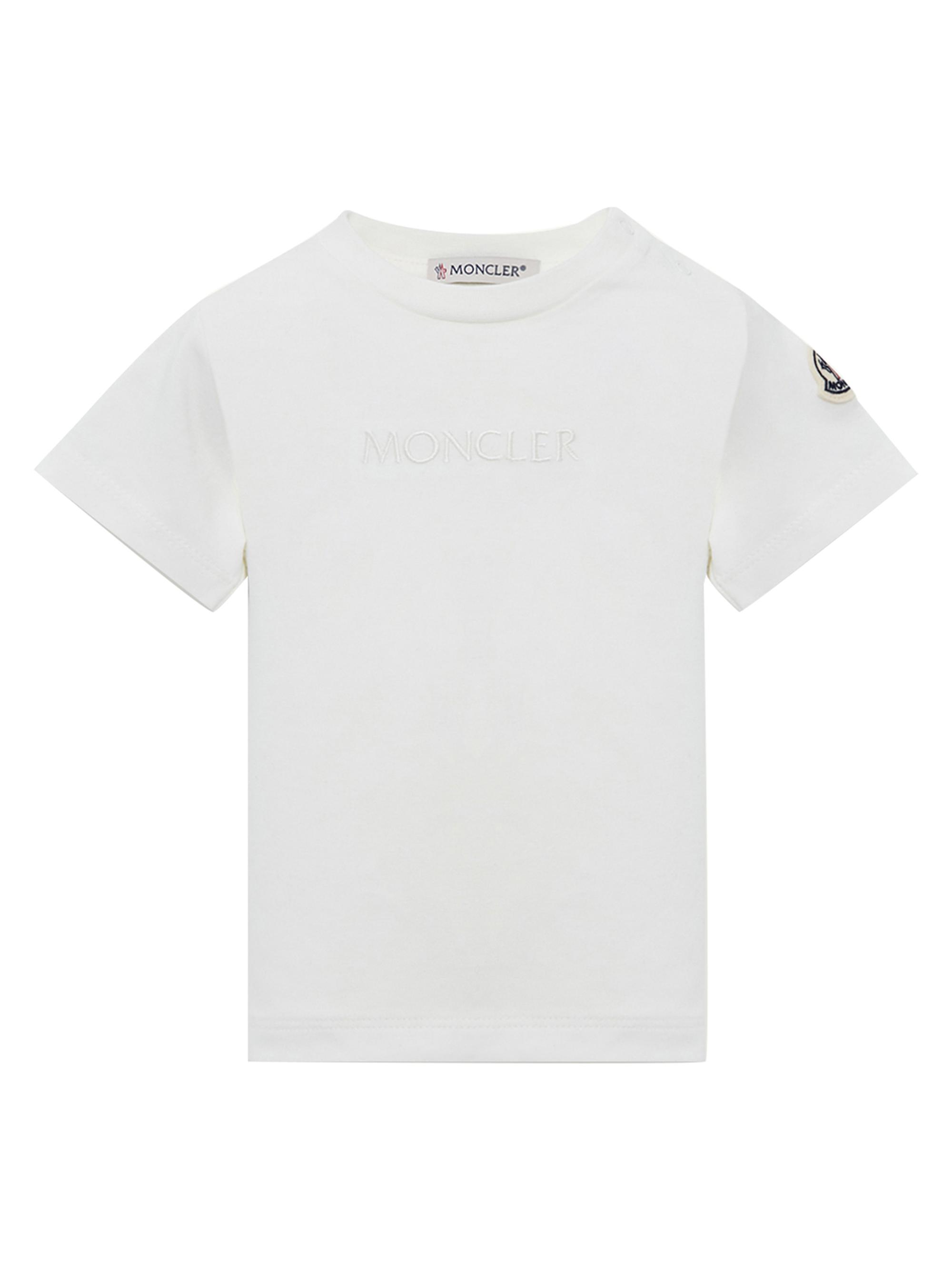 Moncler Baby Girl's & Little Girl's Crewneck T-Shirt in Cotton - White