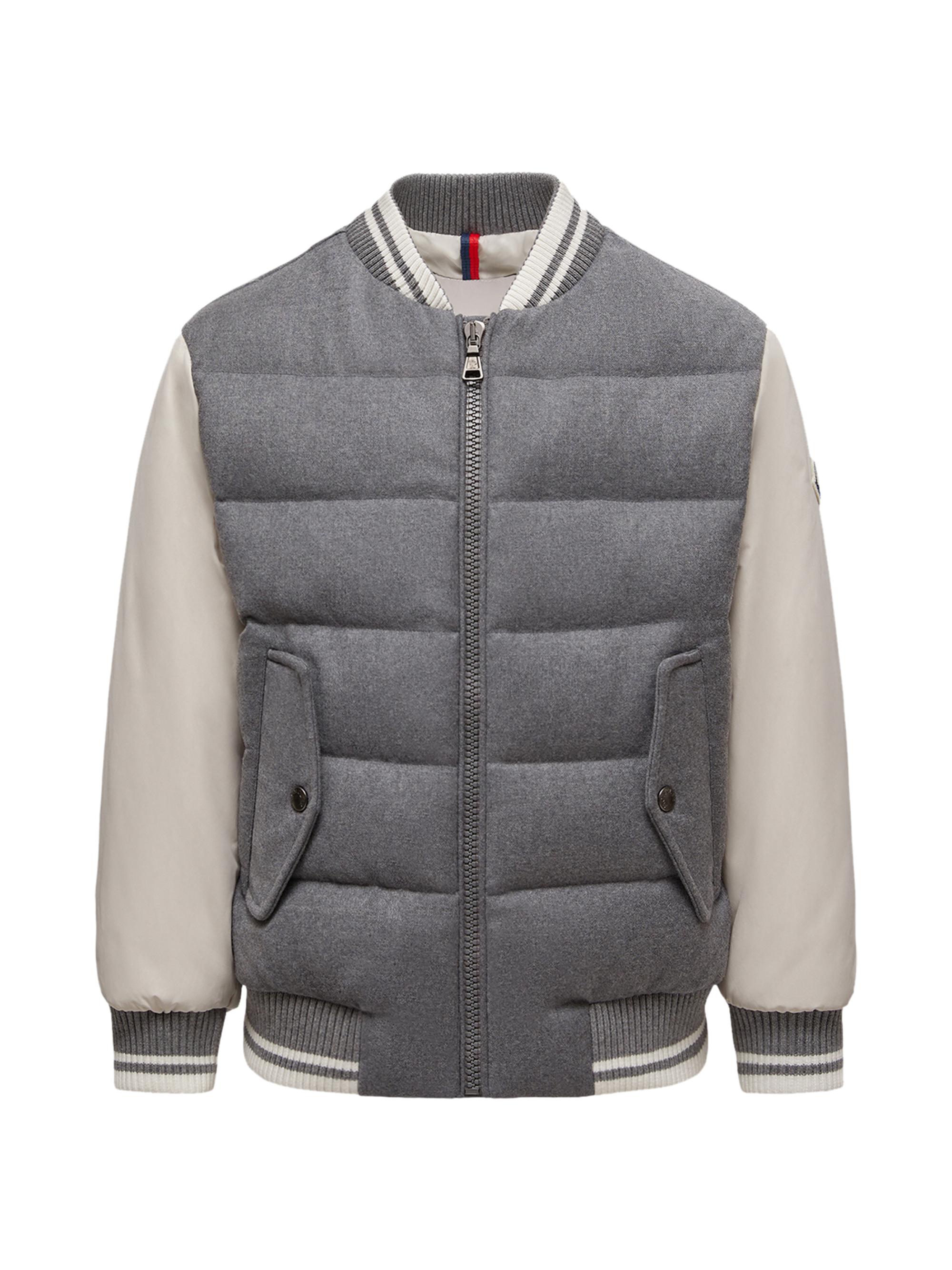 Moncler Little Boy's & Boy's Alvaro Puffer Jacket in Wool - Grey