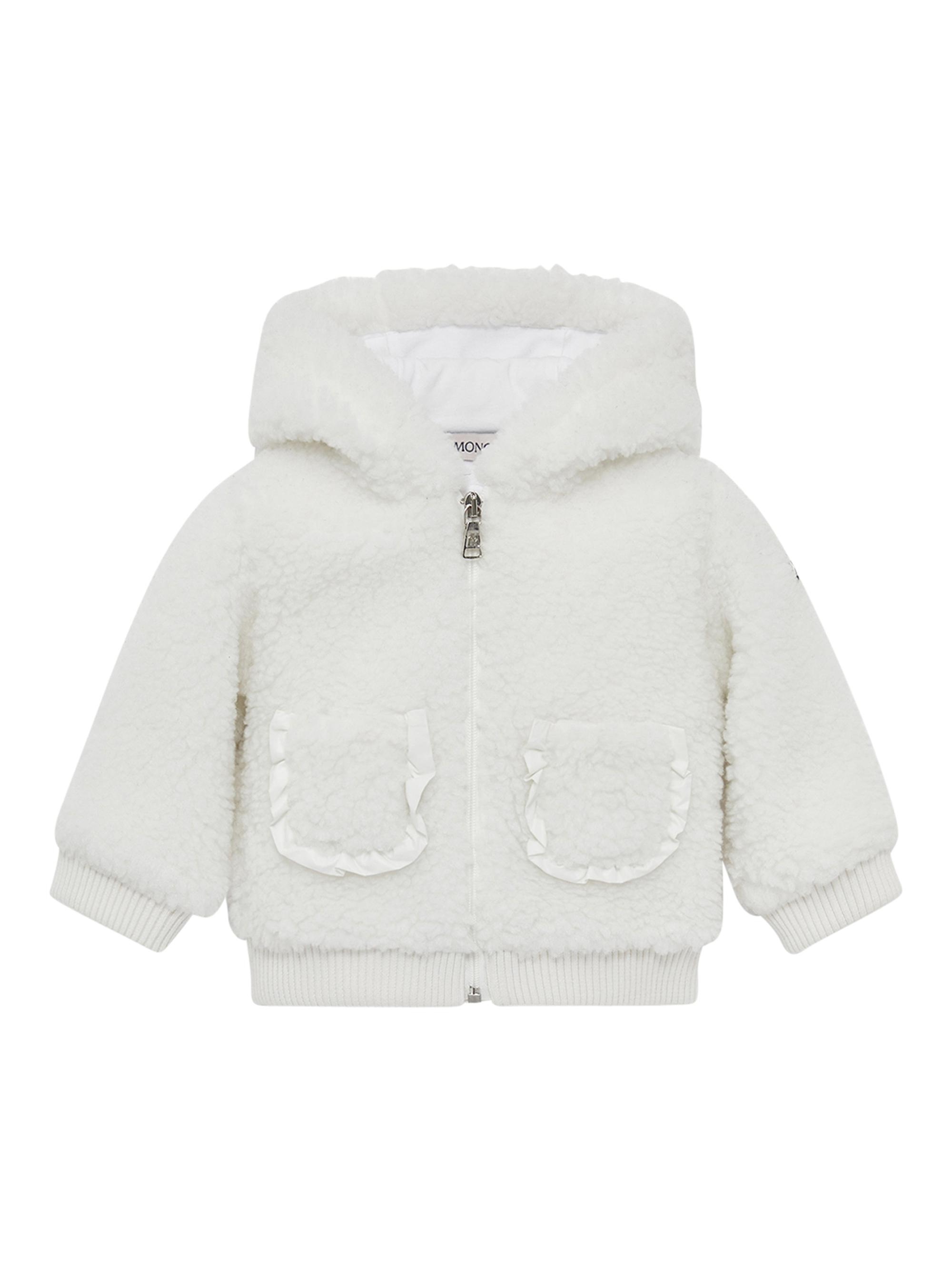 Moncler Baby Girl's & Little Girl's Hoodie in Teddy - White