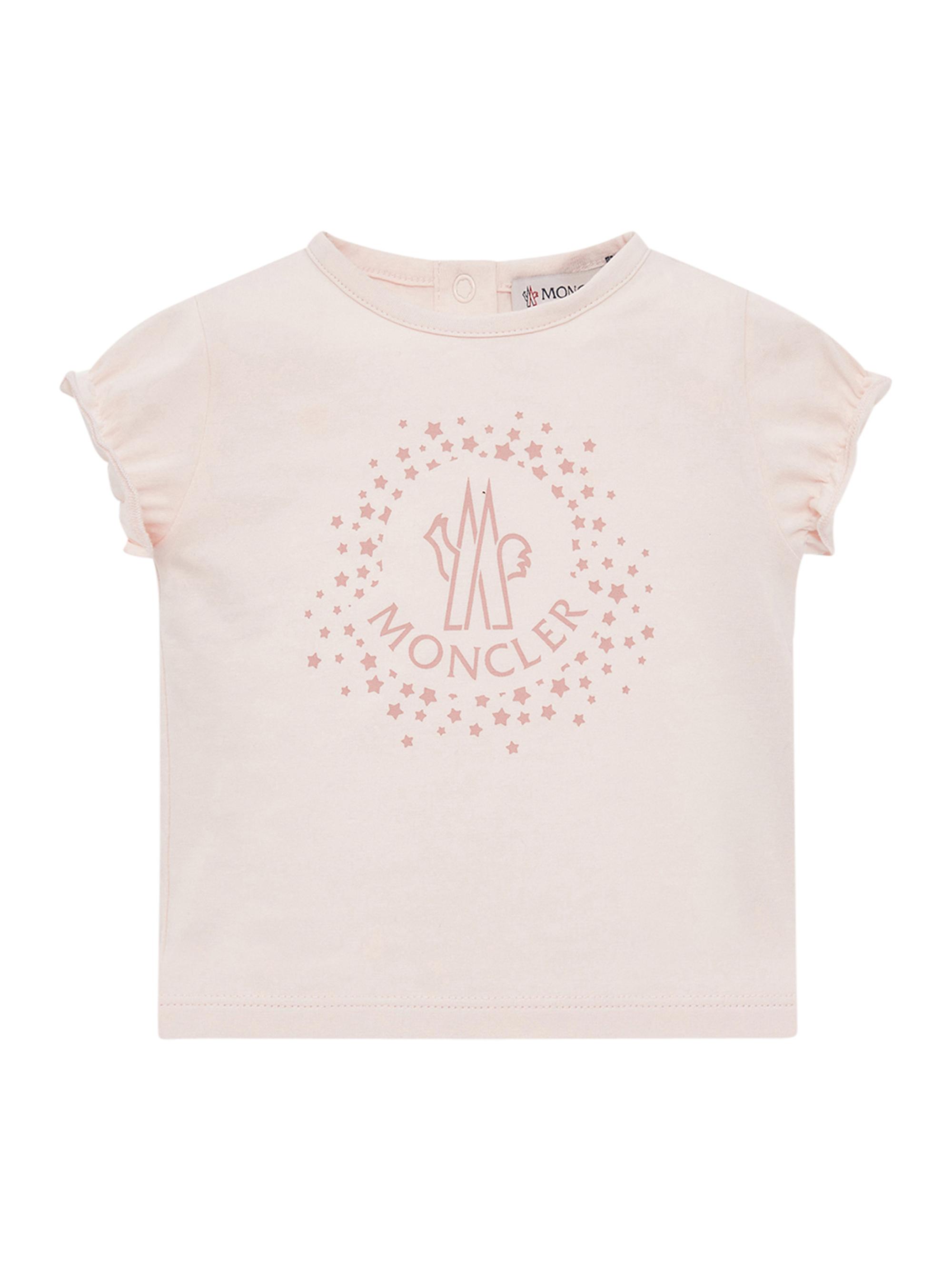 Moncler Baby Girl's & Little Girl's Crewneck T-Shirt in Cotton - Light Pink