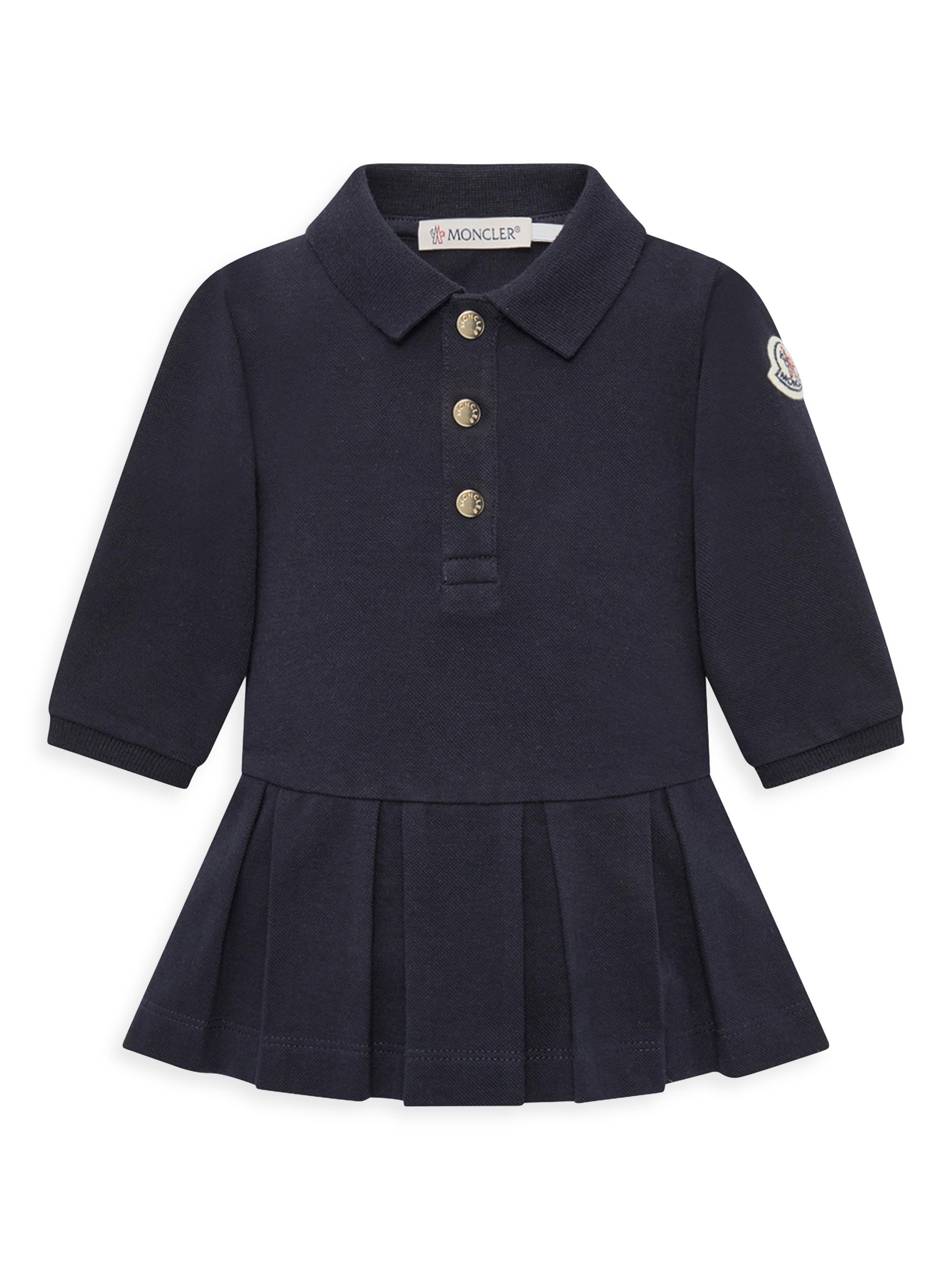 Moncler Baby Girl's & Little Girl's Dress in Cotton Piquet - Night Blue