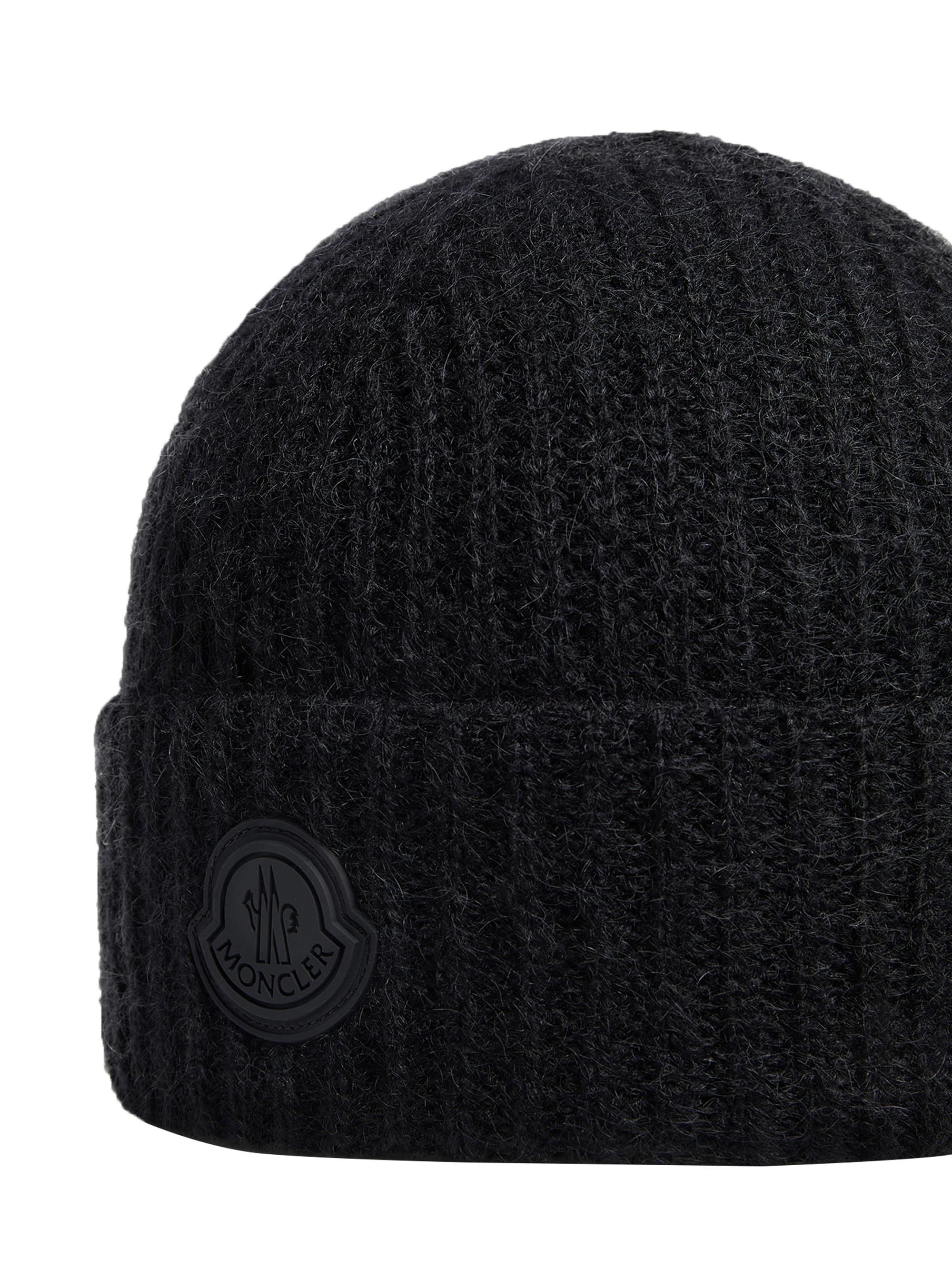 Moncler Beanie Hat in Wool and Mohair Blend | Saks Fifth Avenue