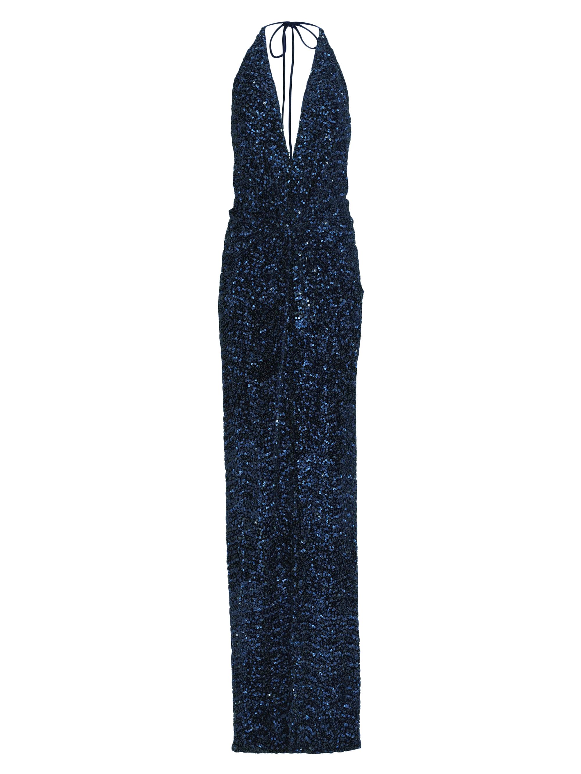 Silvia Tcherassi Aiko Sequined Halter Gown | Saks Fifth Avenue