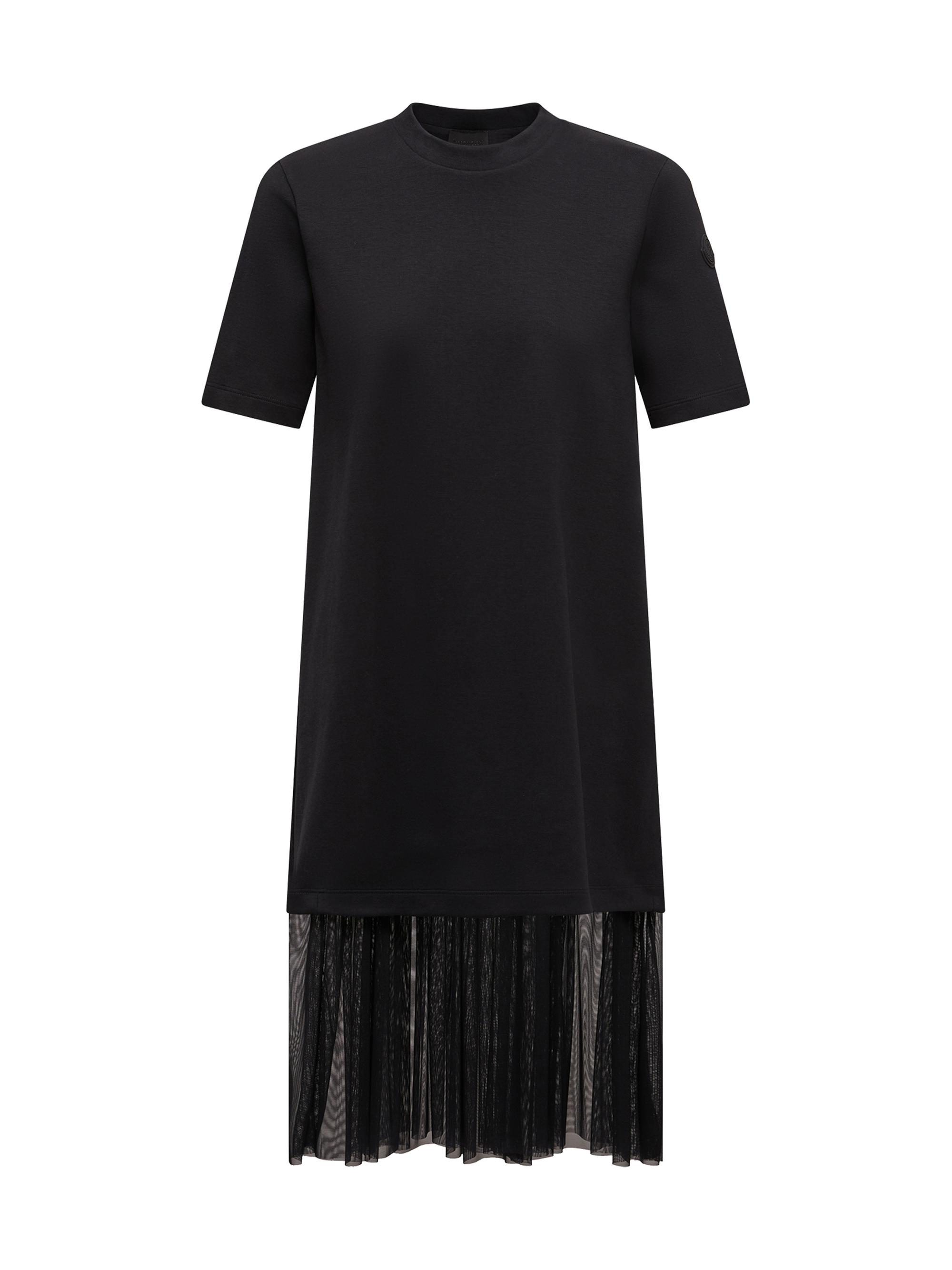 Moncler Women's Dress in Cotton & Tulle - Black