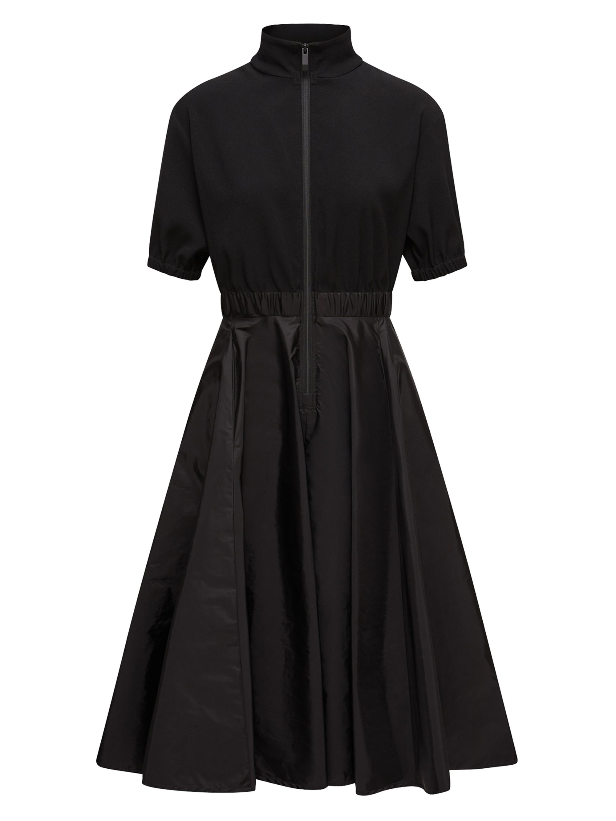 Moncler Women's Dress in Satin - Black