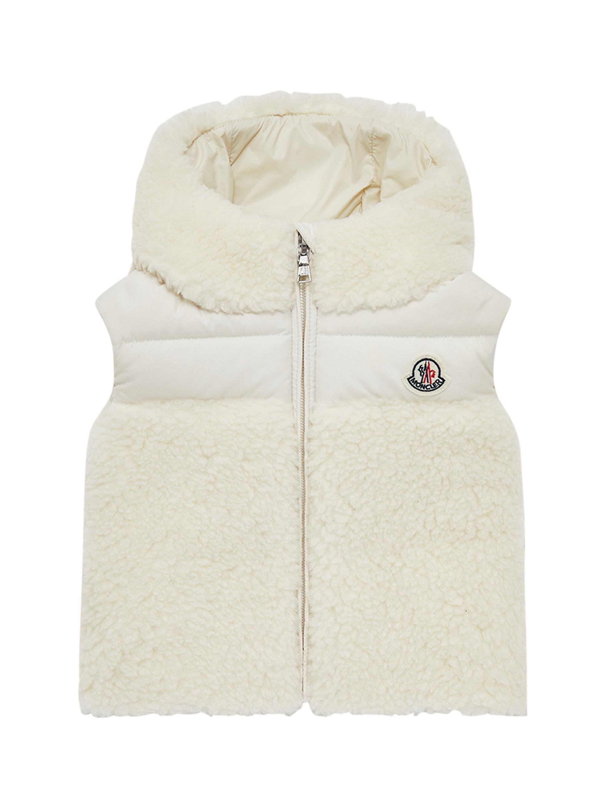 Moncler Baby Girl's & Little Girl's Botha Puffer Vest in Teddy - White