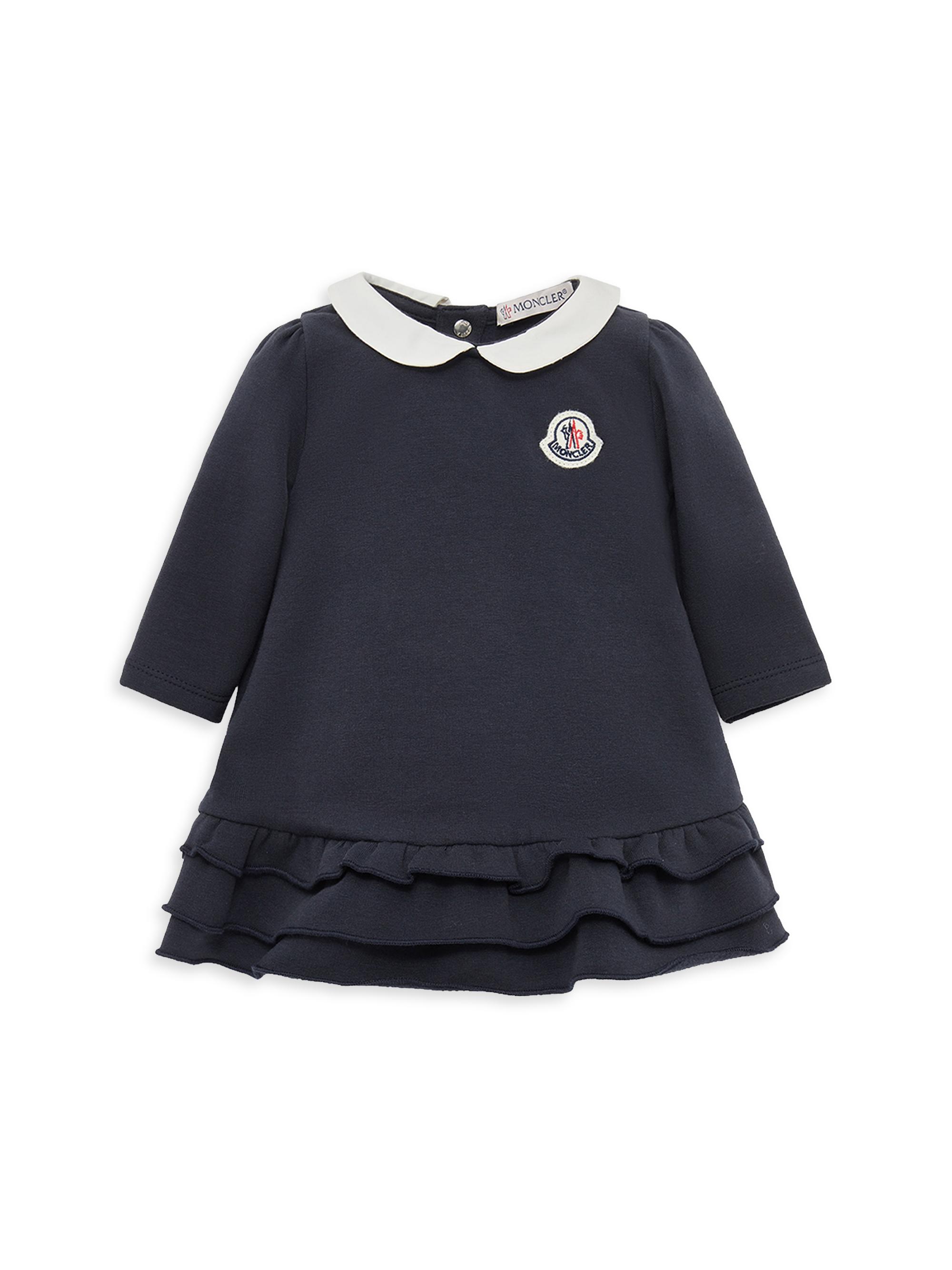 Moncler Baby Girl's & Little Girl's Dress in Cotton - Navy Blue