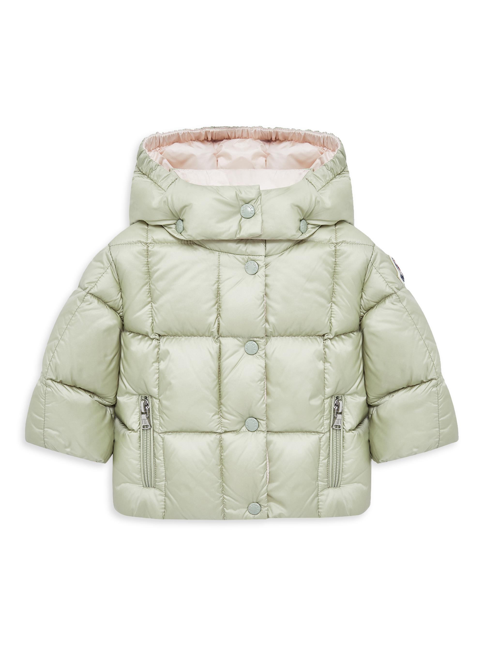 Moncler Baby Girl's & Little Girl's Parana Puffer Jacket - Light Green 9 Months