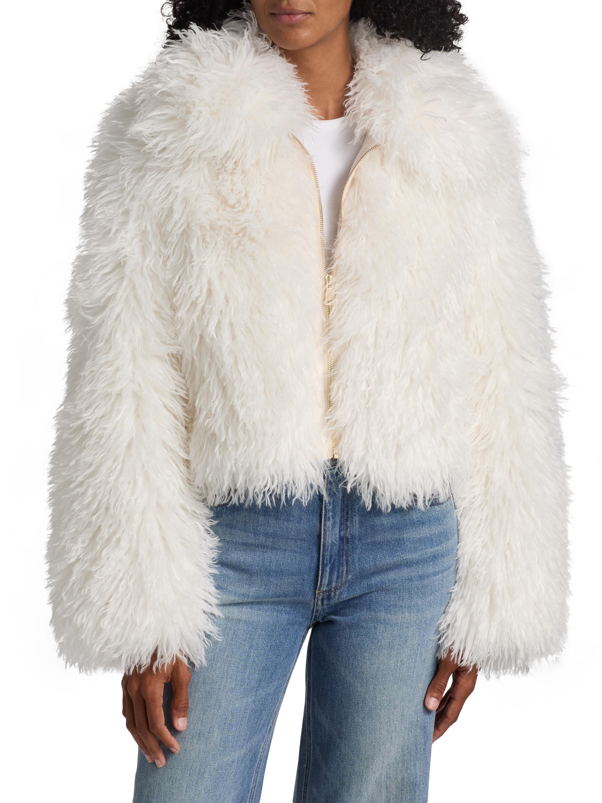 Generation Love Leslie Faux-Shearling Crop Jacket | Saks Fifth Avenue