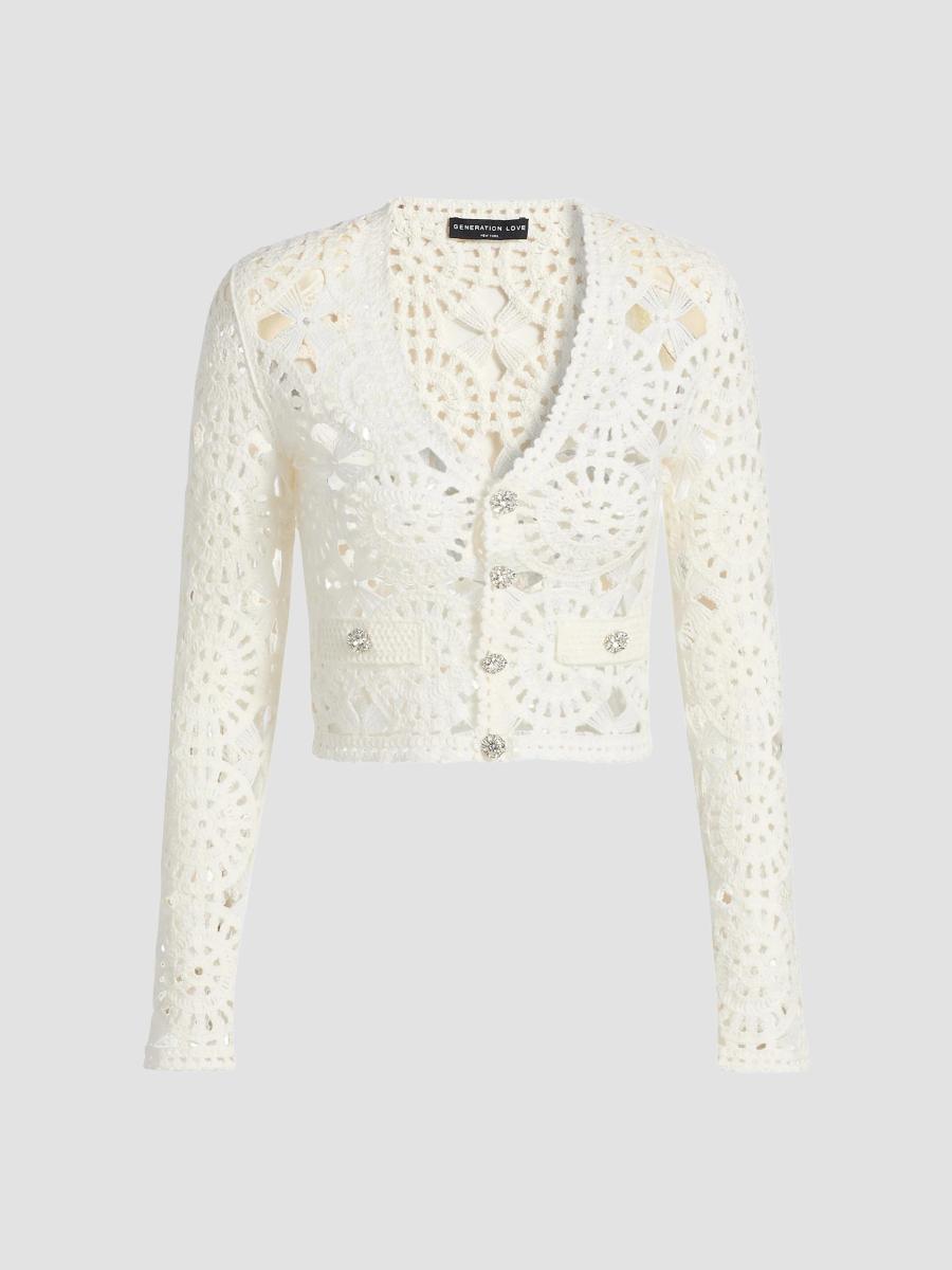 Generation Love Melody Crochet Cardigan | Saks Fifth Avenue