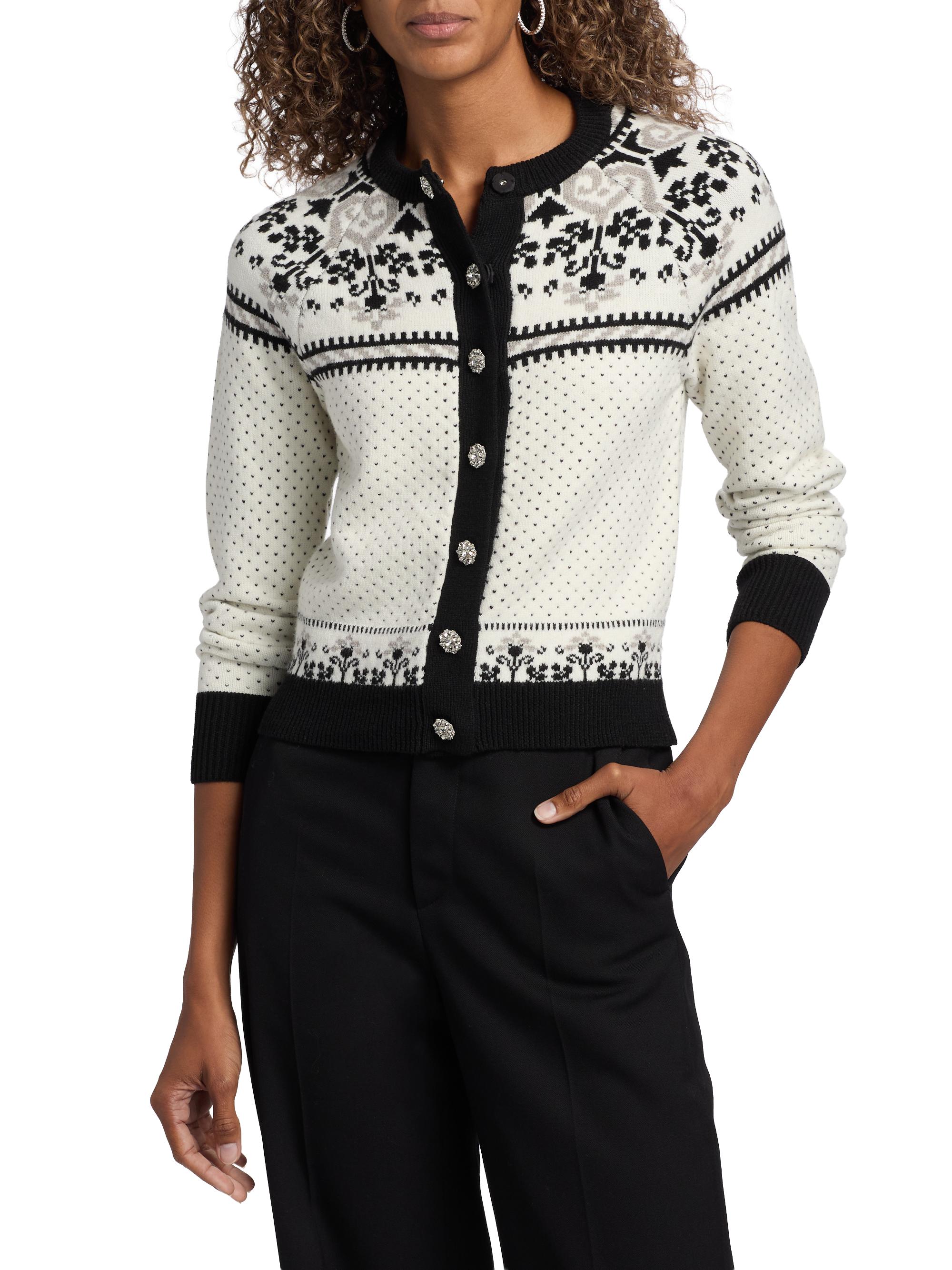 Generation Love Sade Fair Isle-Inspired Cardigan | Saks Fifth Avenue
