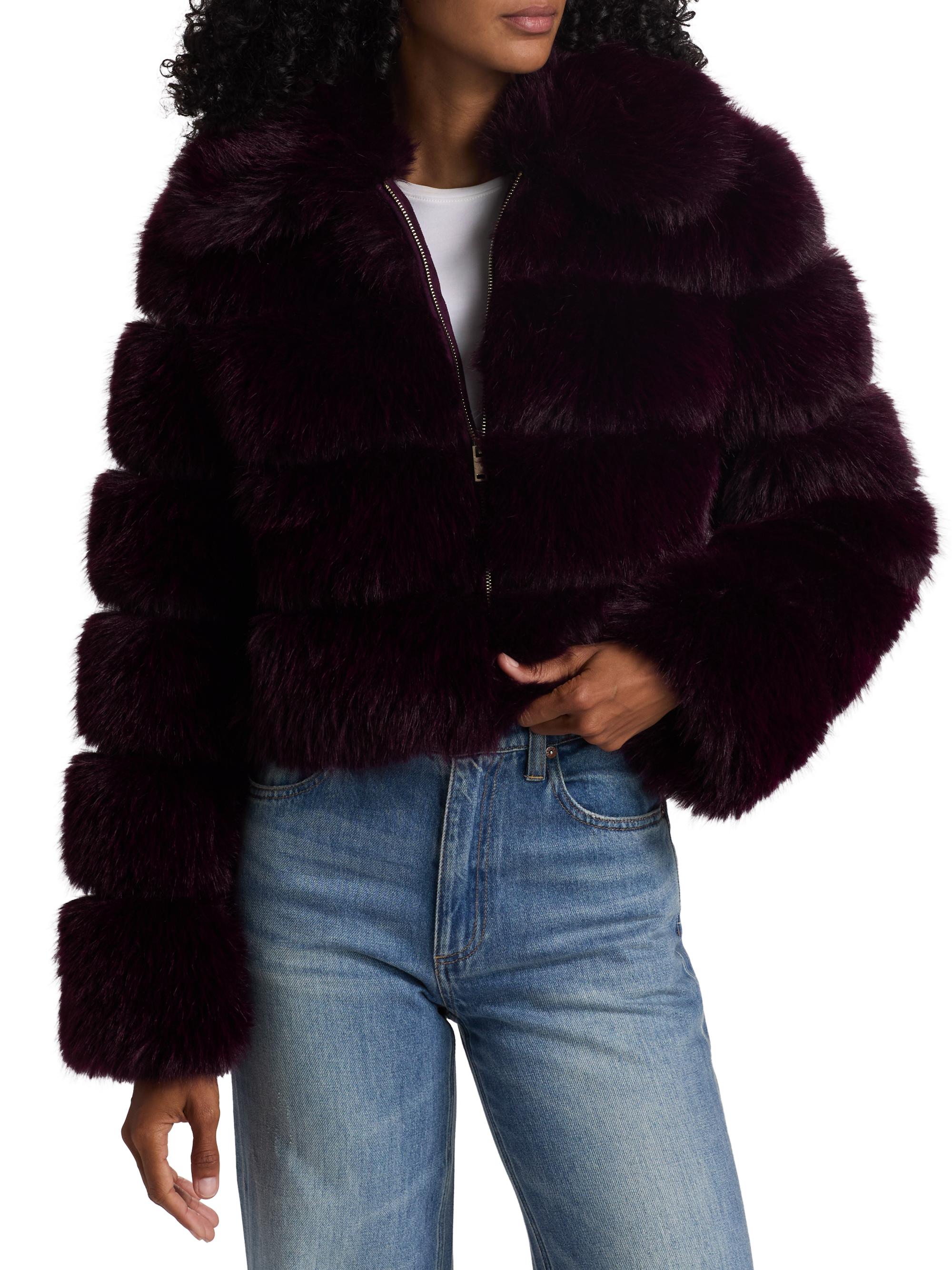 Generation Love Madison Faux-Fur Crop Jacket | Saks Fifth Avenue