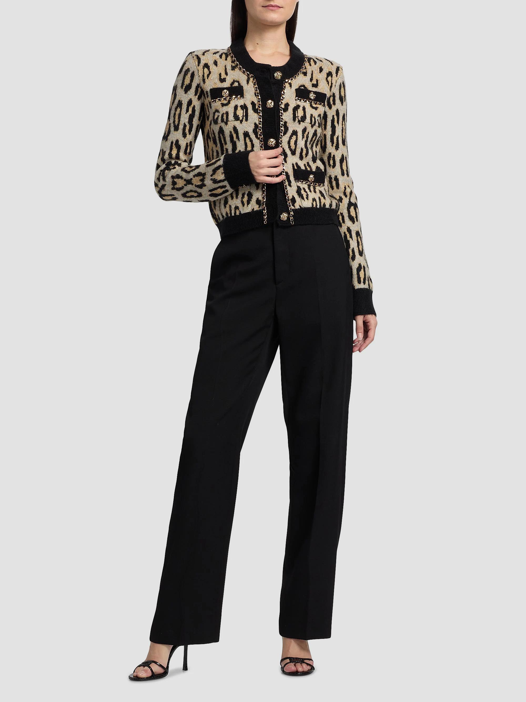 Generation Love Selma Leopard-Pattern Cardigan | Saks Fifth Avenue
