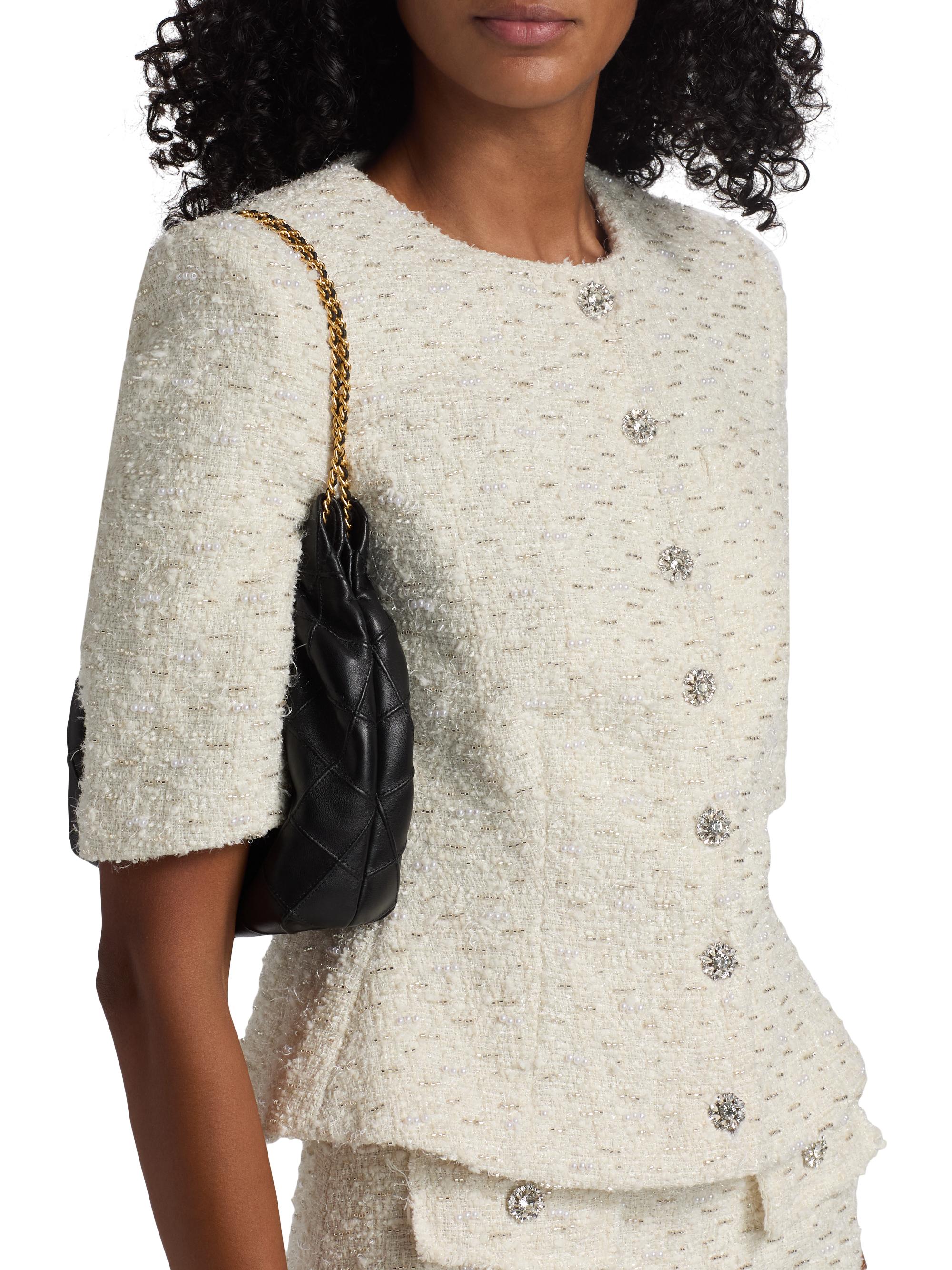 Generation Love Tashi Short-Sleeve Tweed Jacket | Saks Fifth Avenue