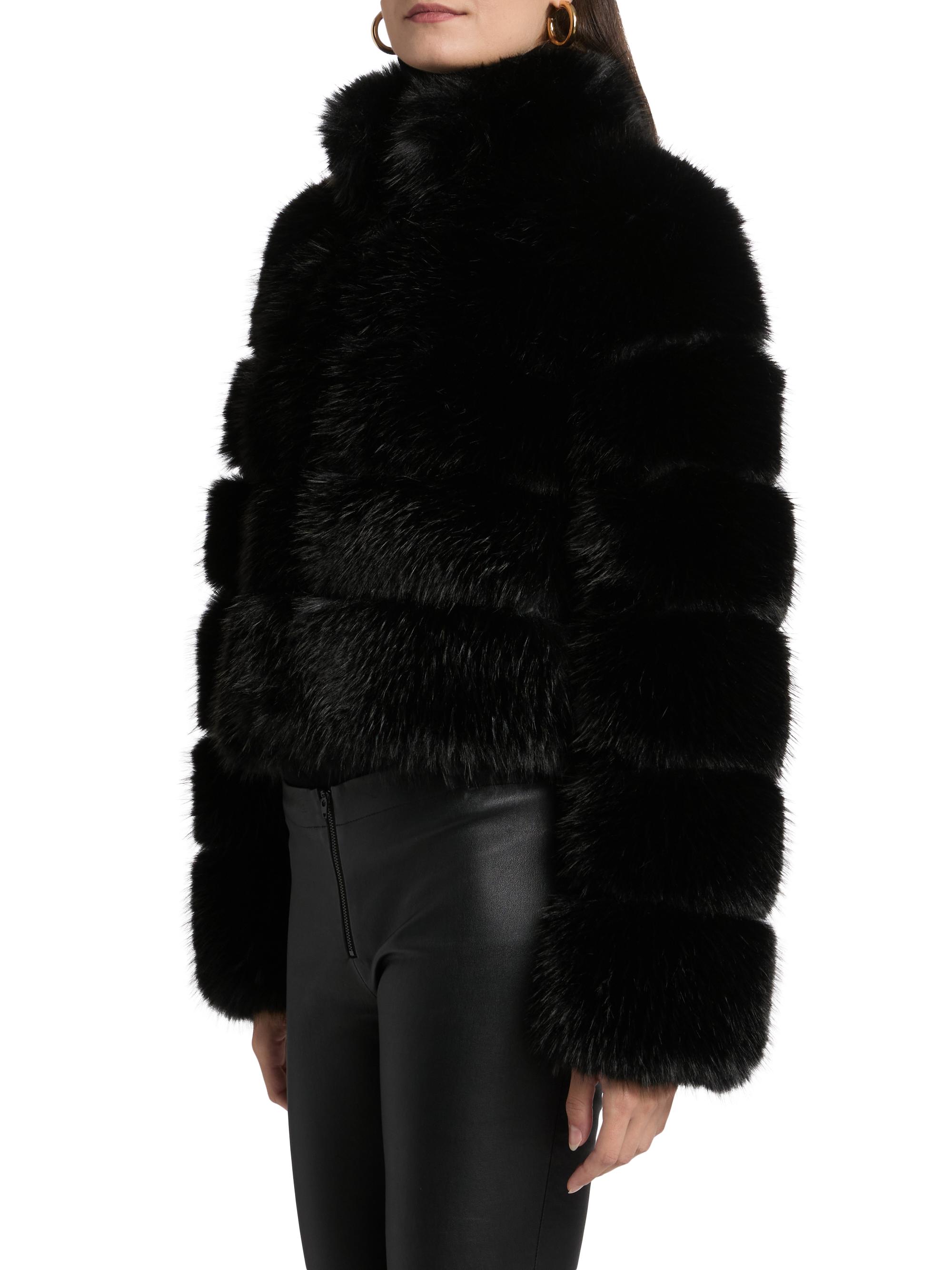 Generation Love Lyla Faux Fur Crop Jacket | Saks Fifth Avenue