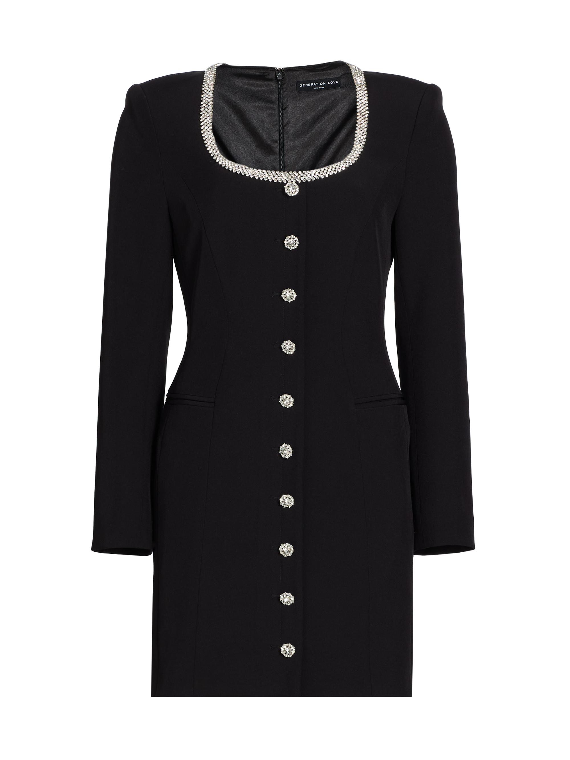 DÔEN Lisbeth Lace Collar Minidress | Saks Fifth Avenue