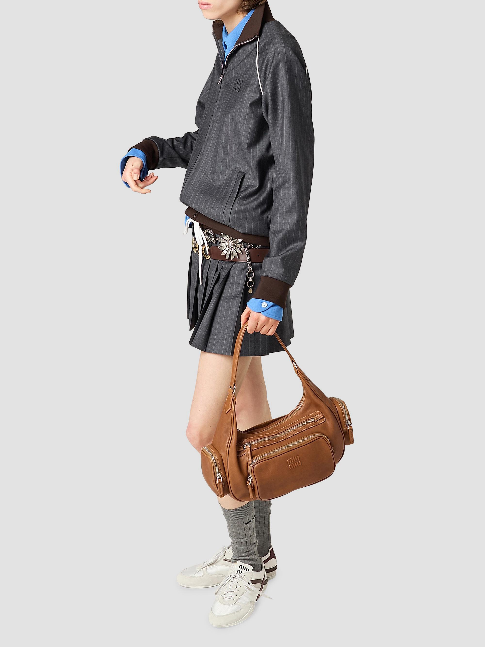 Miu Miu Pocket Nappa Leather Top-Handle Bag | Saks Fifth Avenue