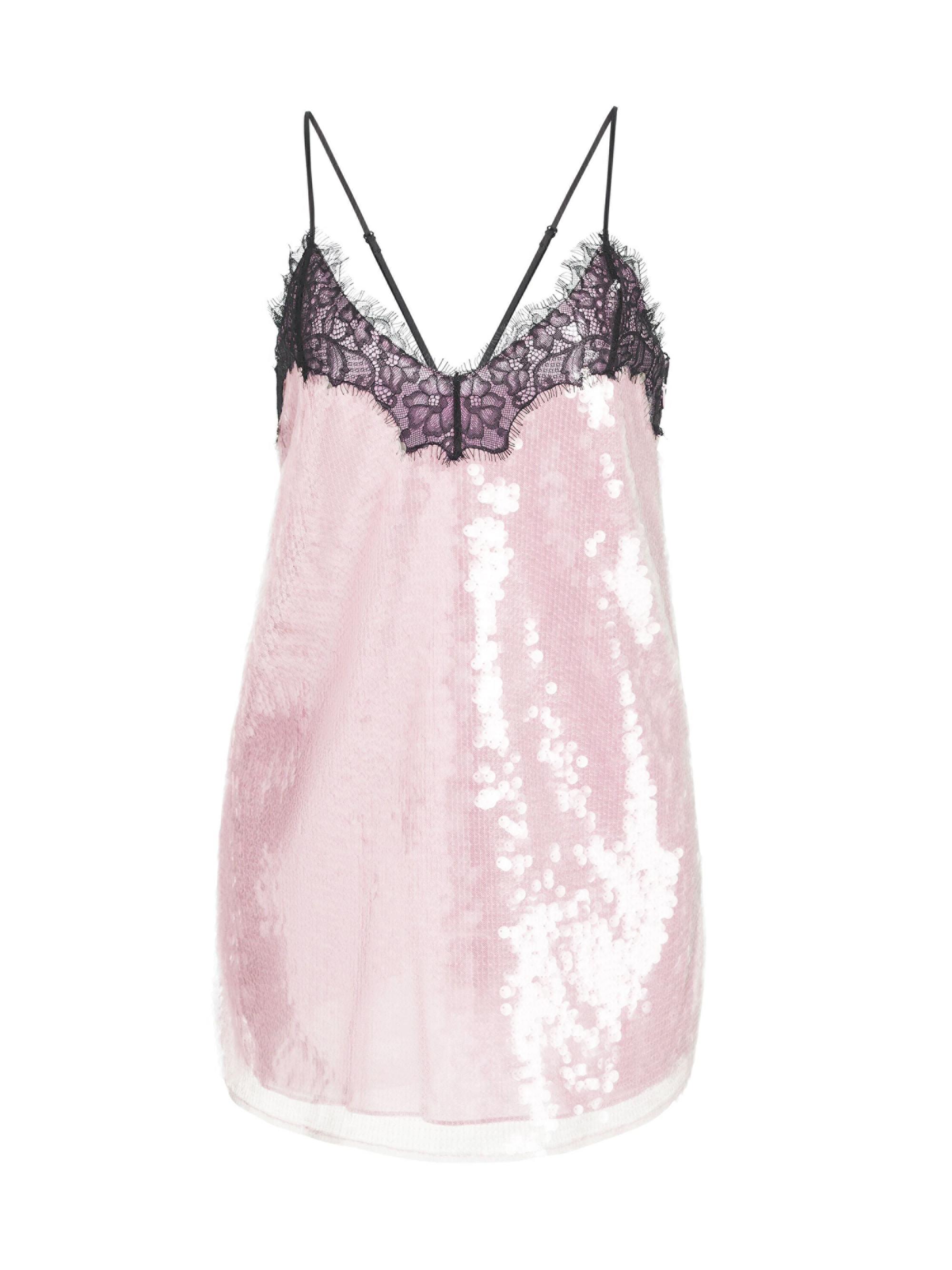 Retrofête Women's Olive Sequin Lace Dress - Earl Rose