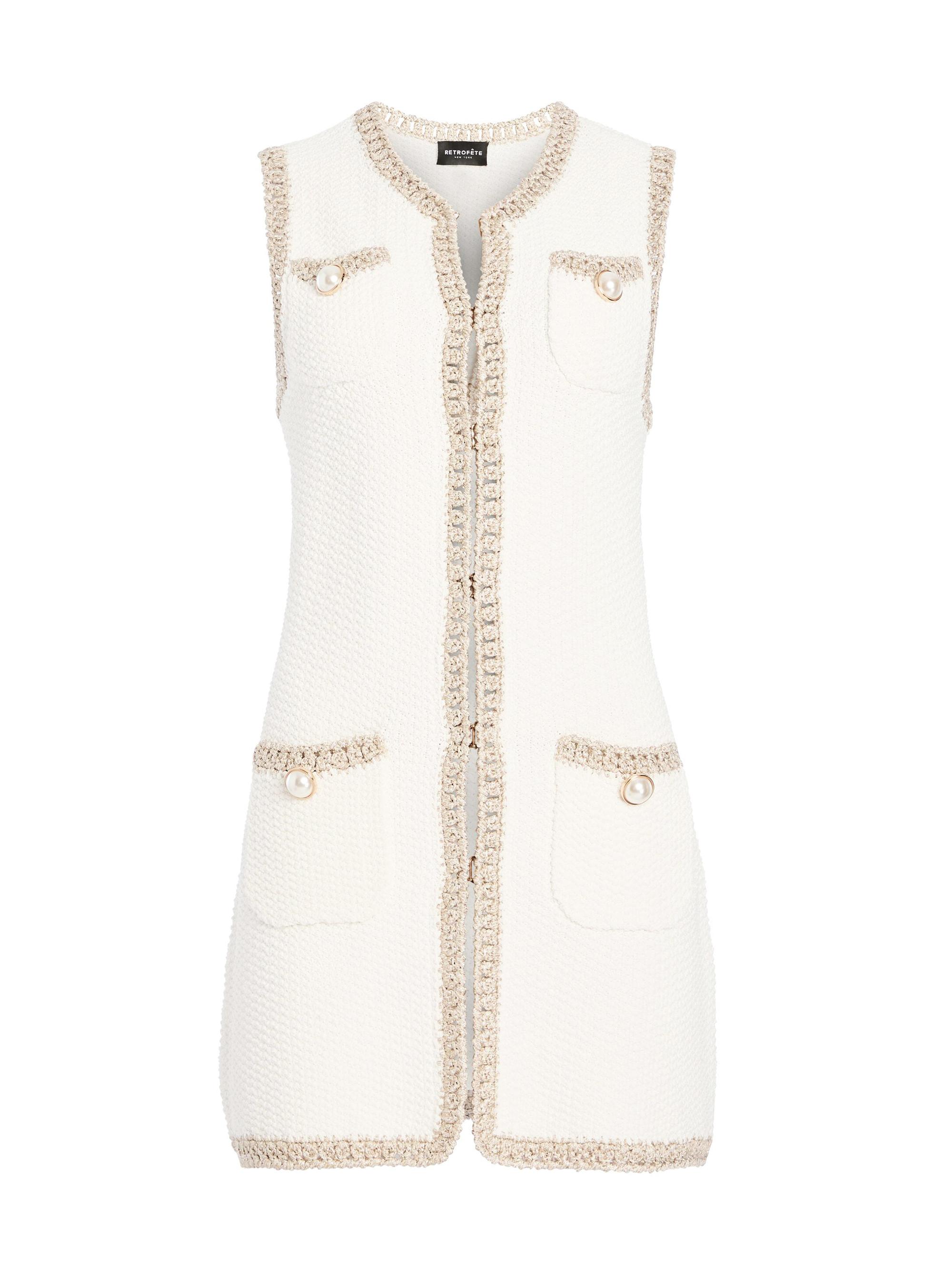 Retrofête Women's Peppa Vest Top - Optic White