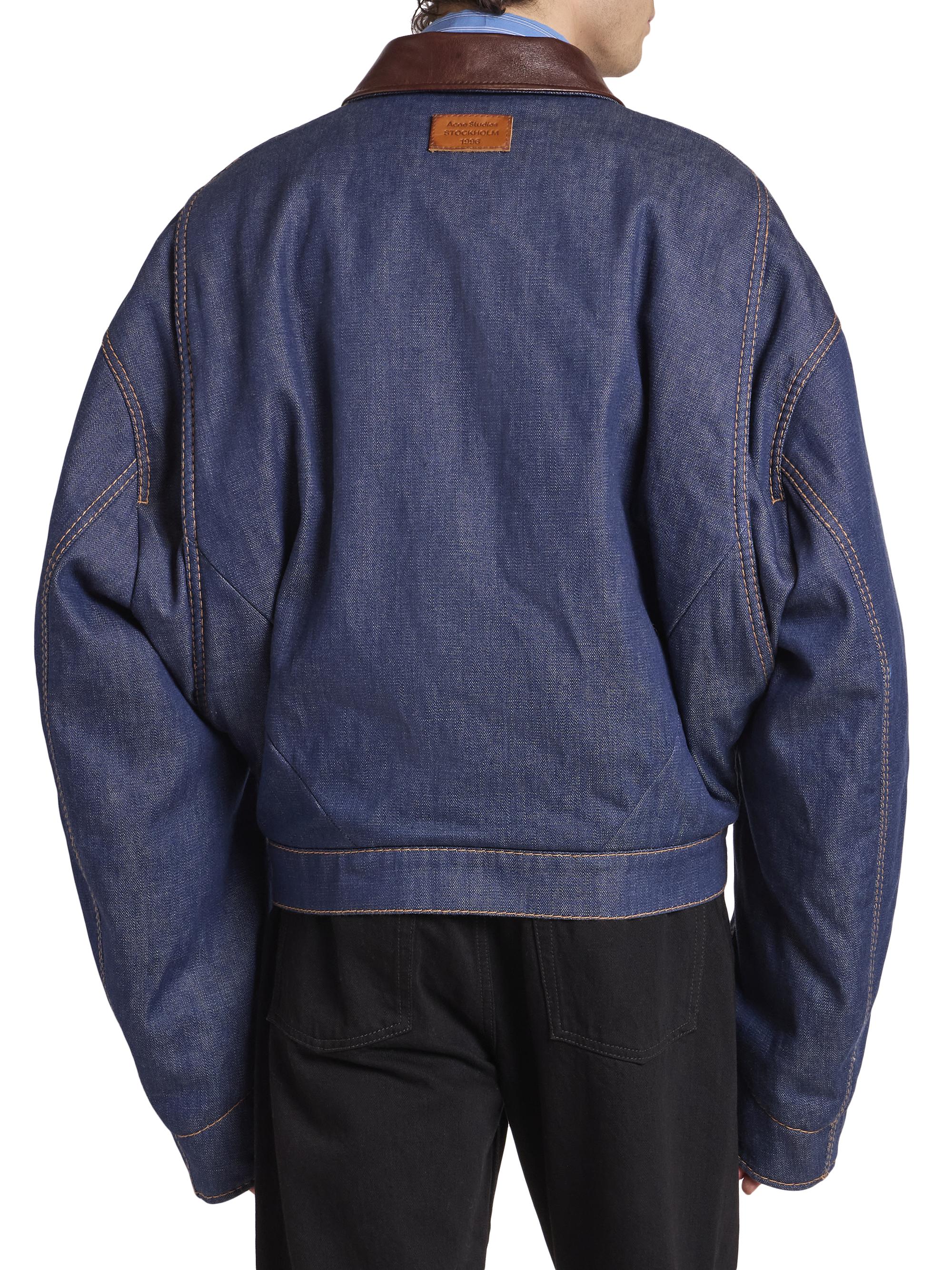 Acne Studios Ohniev Denim Jacket | Saks Fifth Avenue