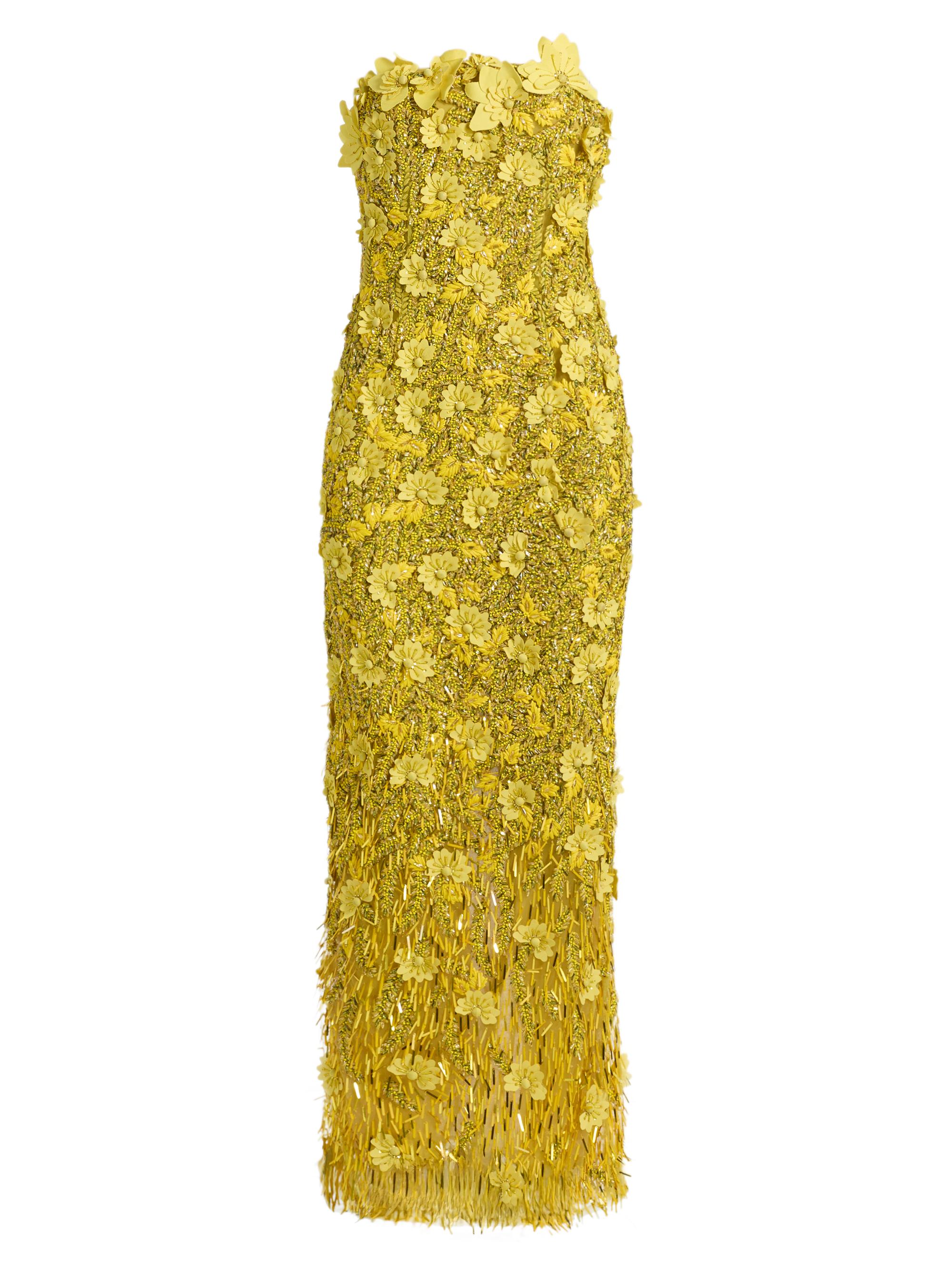 Oscar de la Renta Jewel Embellished Cocktail Dress | Saks Fifth Avenue