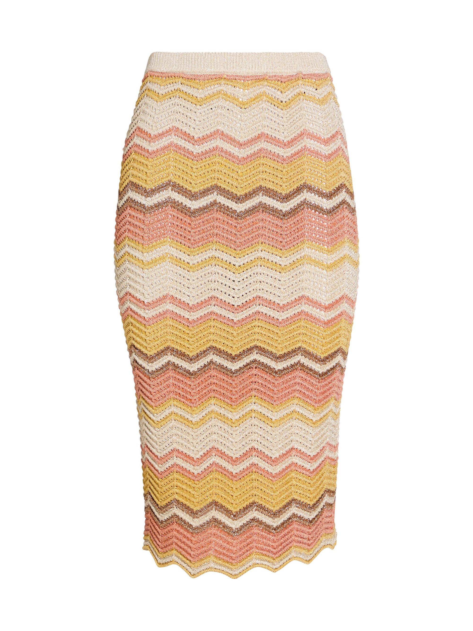 Retrofête Women's Ivey Crochet Skirt - Metallic Multi