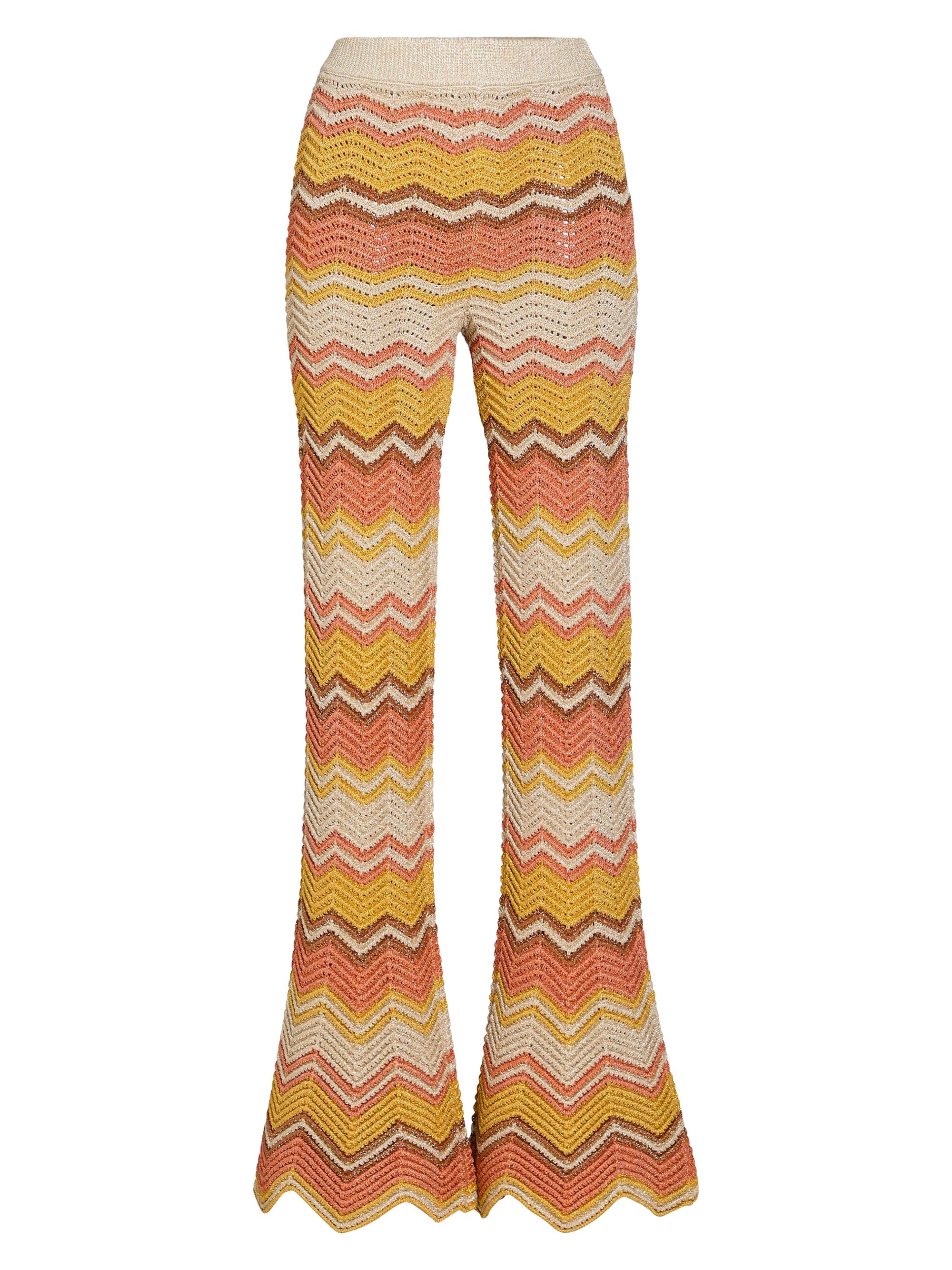 Retrofête Women's Amira Crochet Pants - Metallic Multi