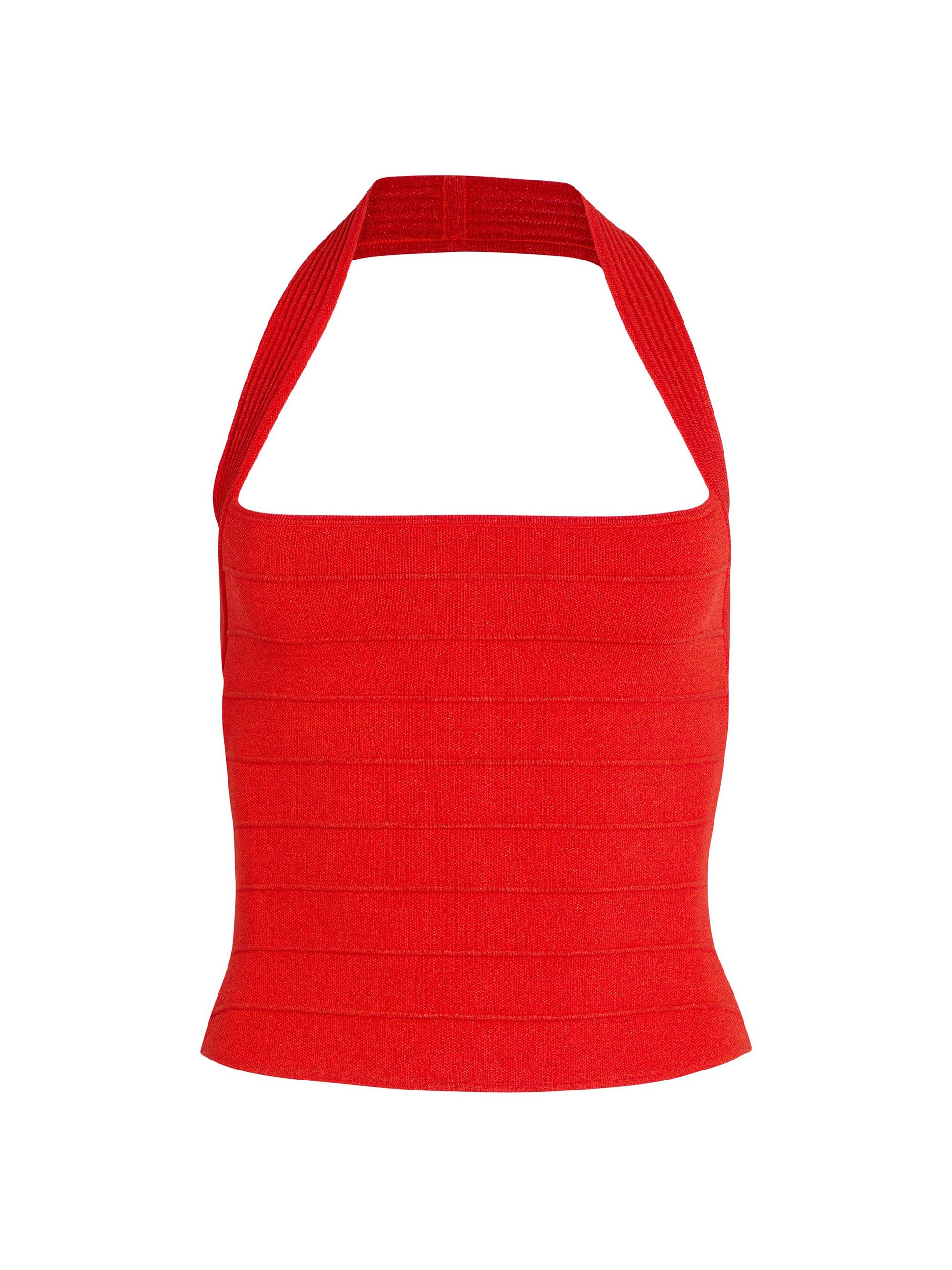 Retrofête Women's Leslie Knit Top - Metallic Geranium