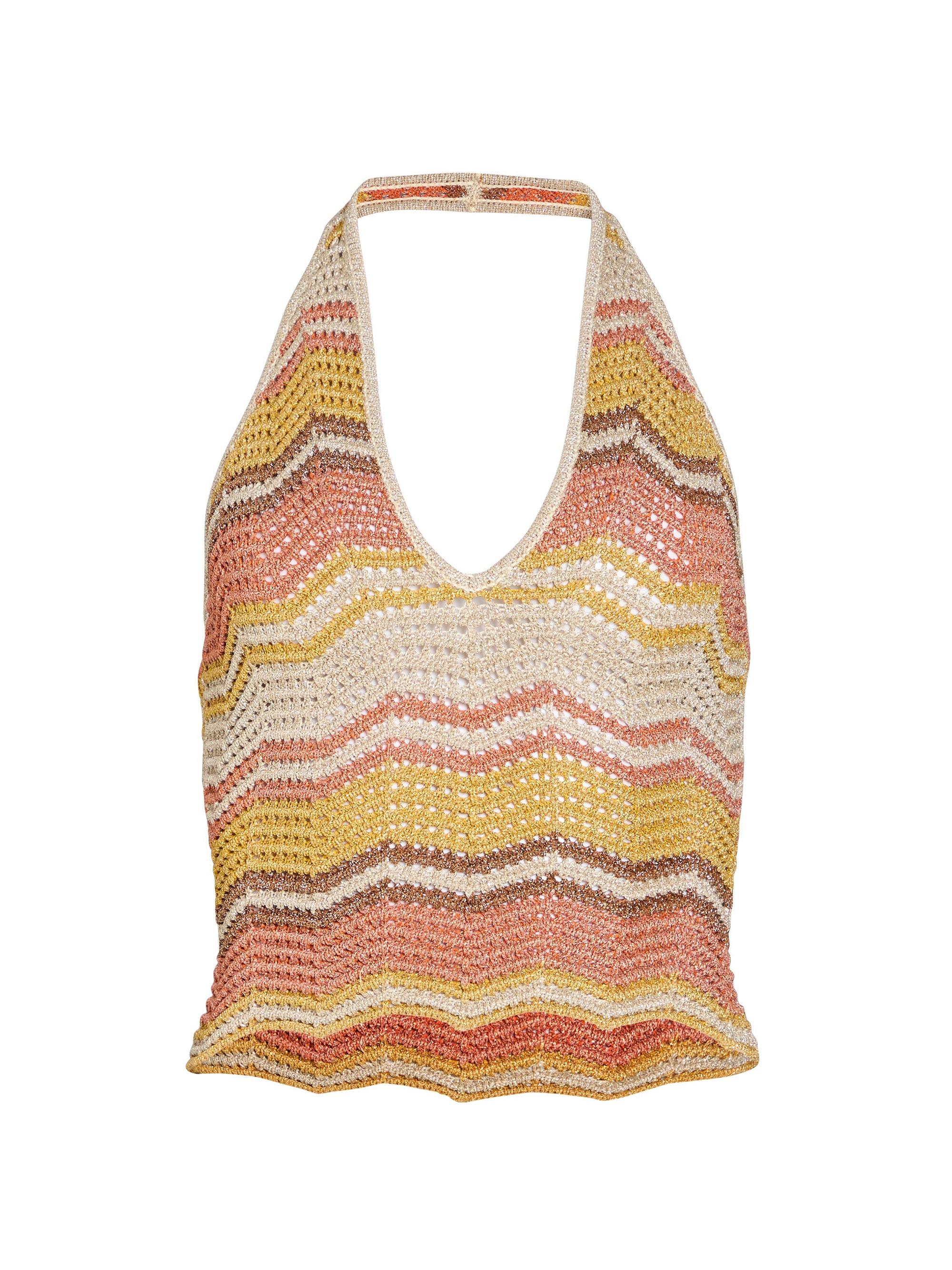 Retrofête Women's Luz Crochet Top - Metallic Multi