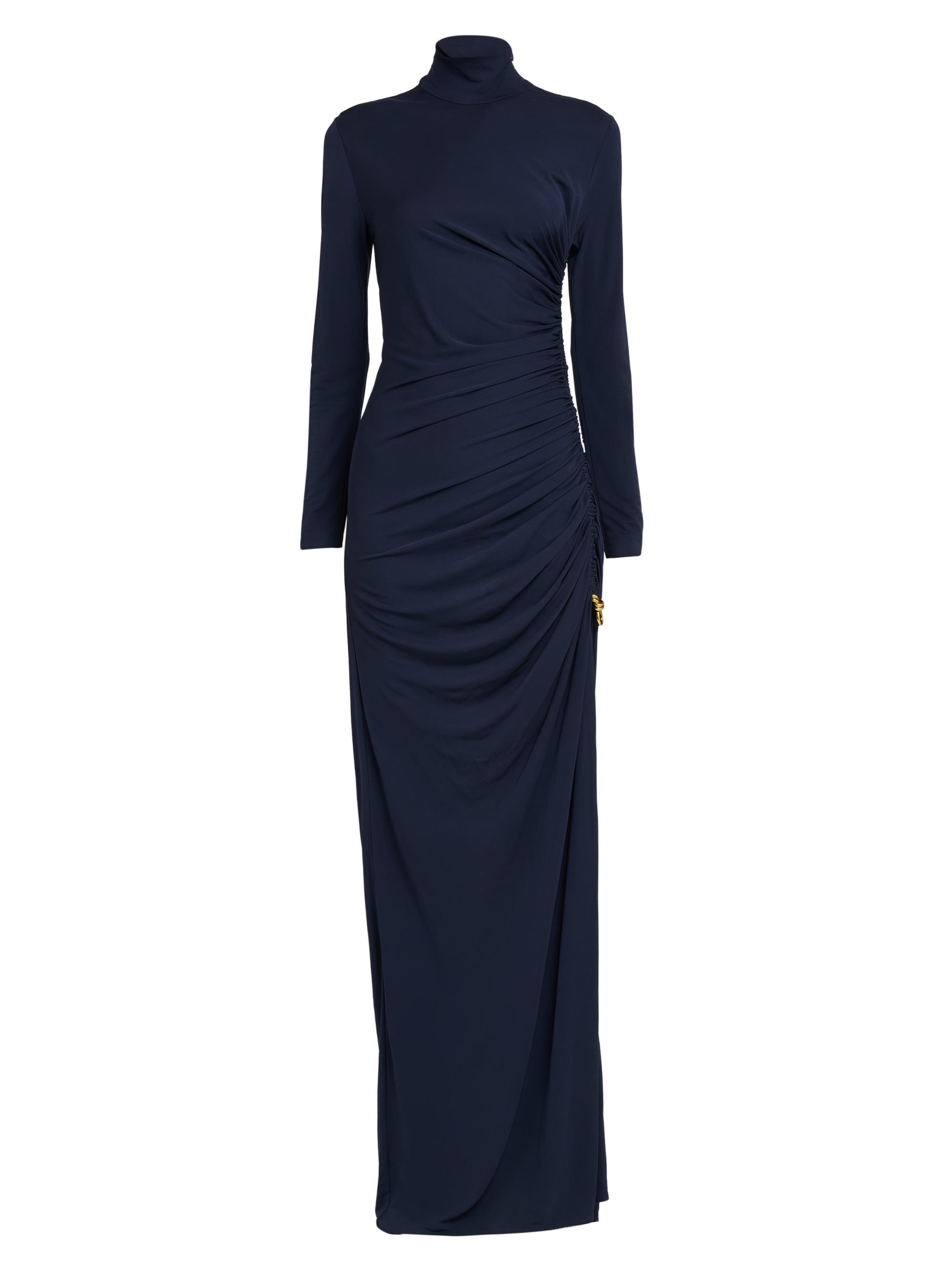 Bottega Veneta Women's Draped Crêpe Jersey Gown - Abyss