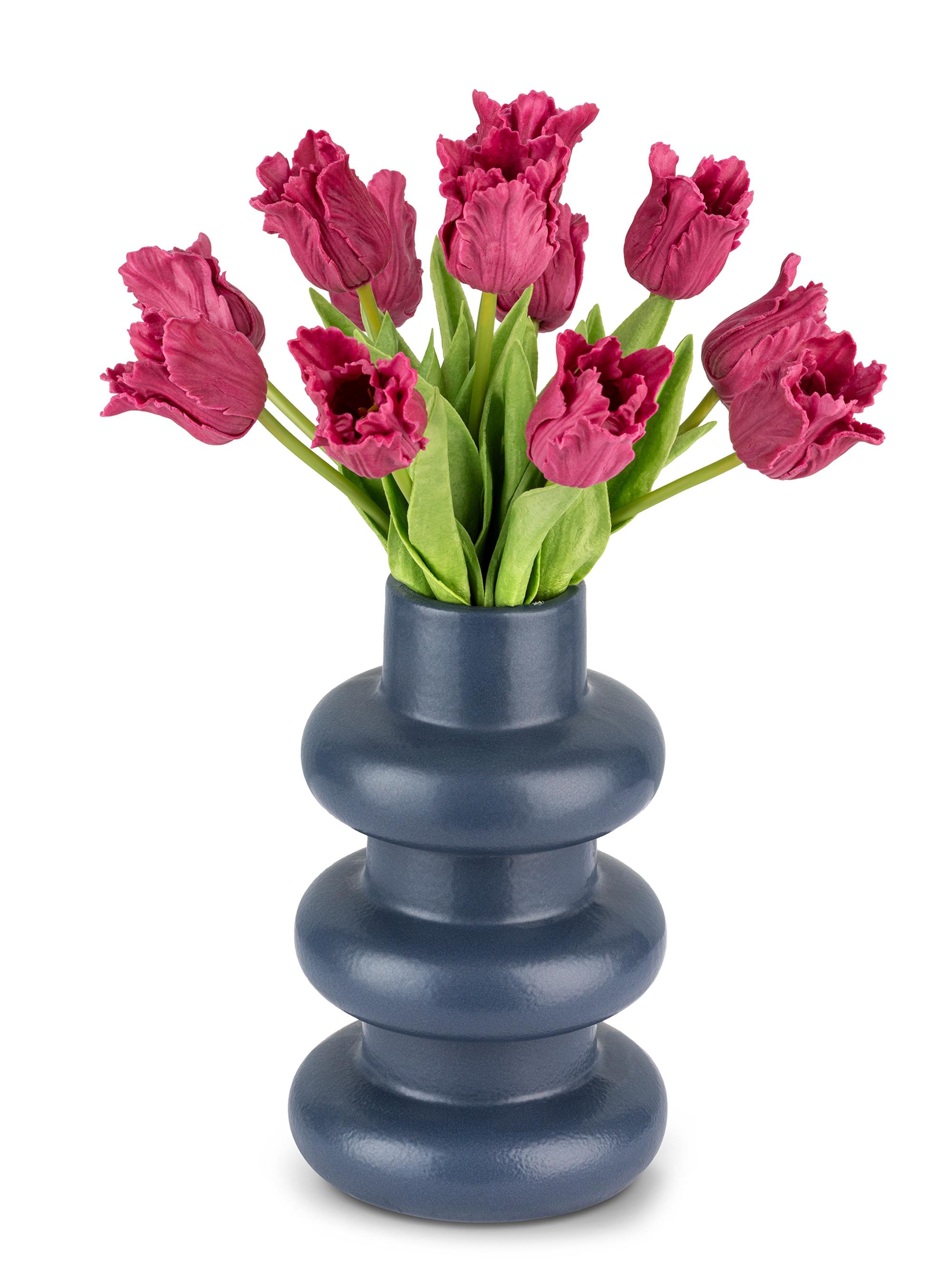 CocoBella Zara Real Touch Tulip Arrangement - Fuchsia