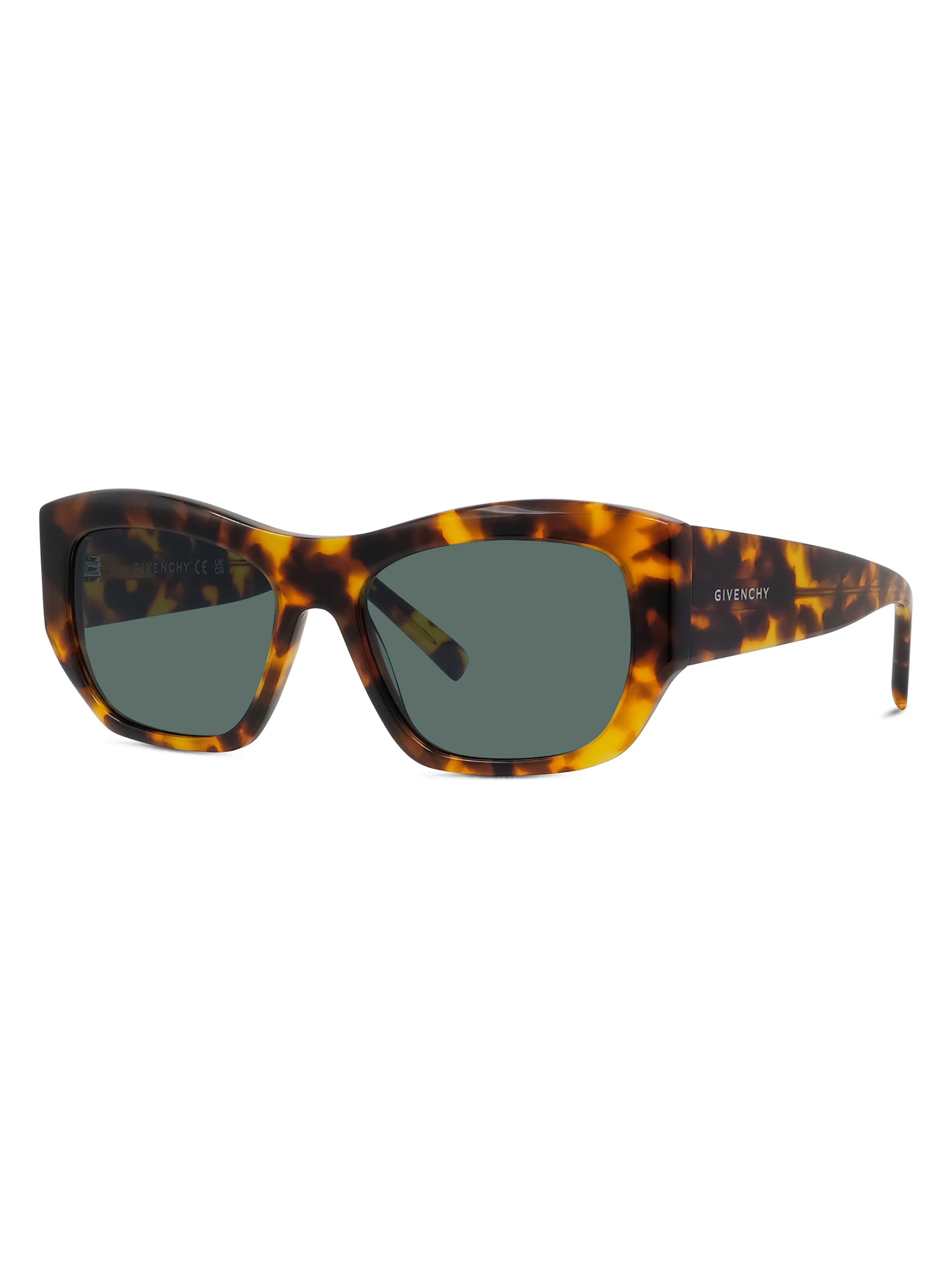 Givenchy Women's GV Day 54MM Geometric Sunglasses - Coloured Havana Green - Women's Accessories
