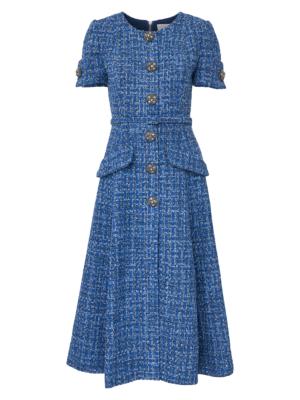 Women's Tweed Designer Midi Dresses | Saks Fifth Avenue