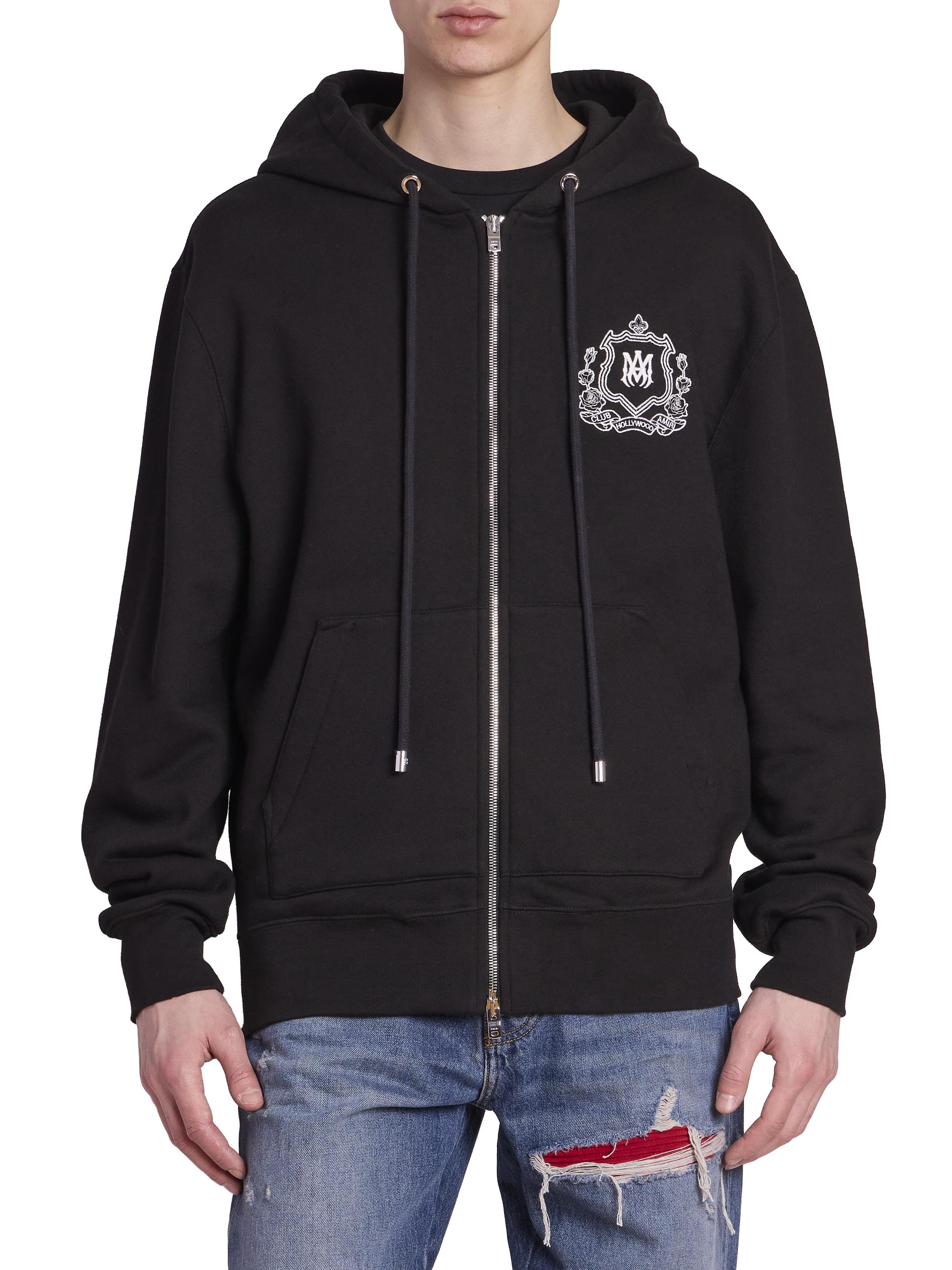 Amiri Ma Crest Zip-Up Hoodie | Saks Fifth Avenue