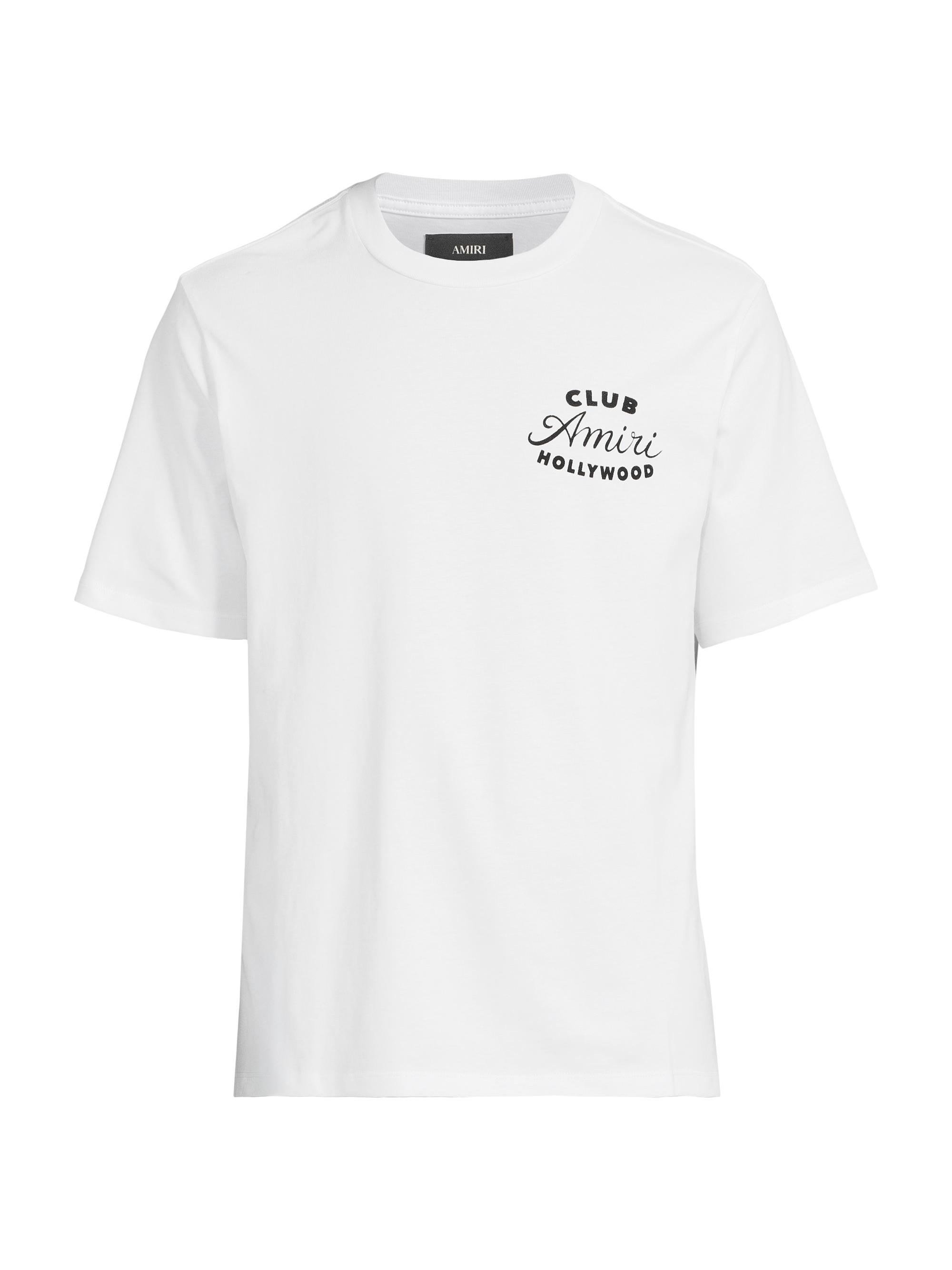 Amiri Men's Club  Cotton T-Shirt - White