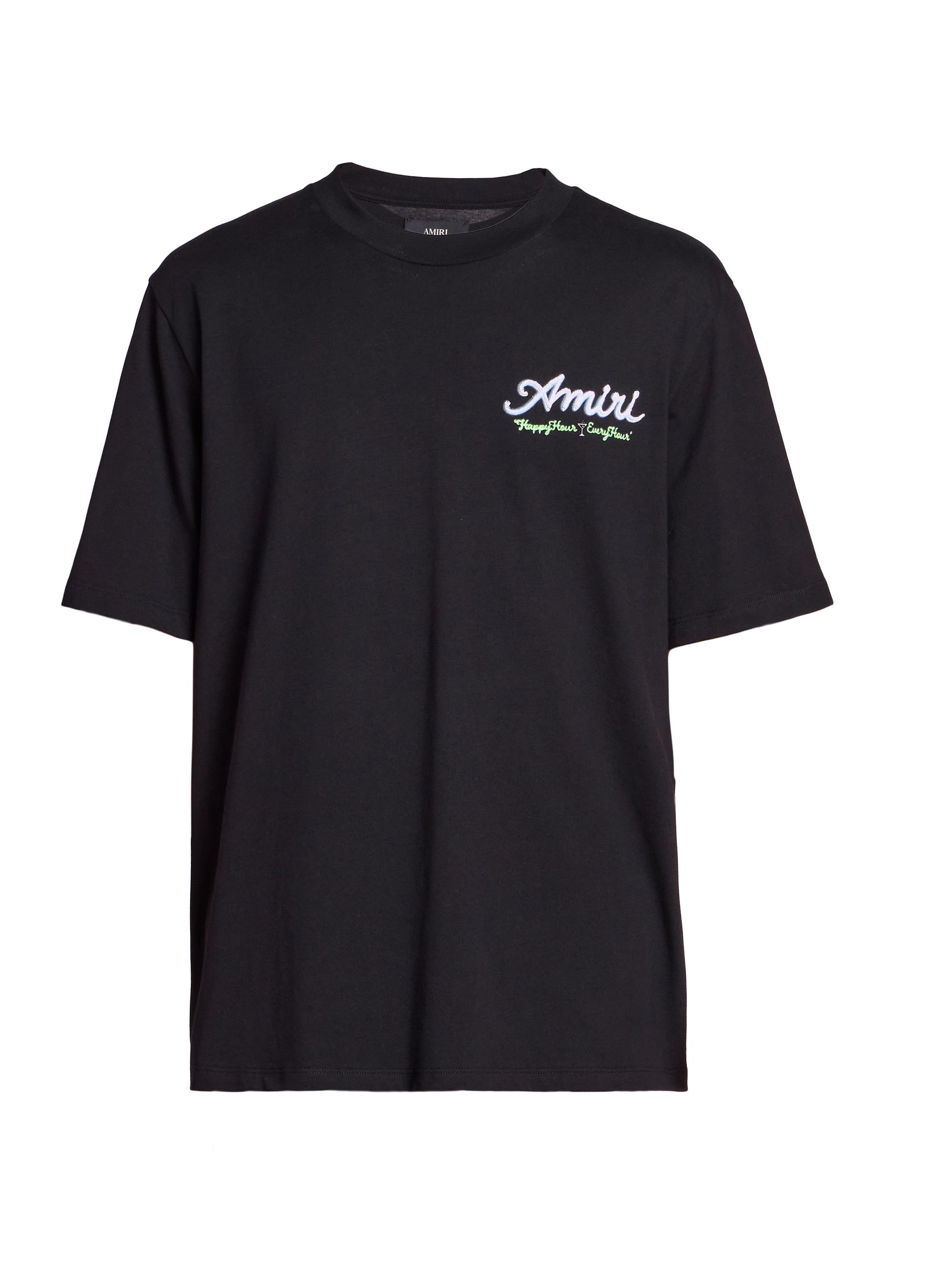 Amiri Staggered Logo Cotton T-Shirt | Saks Fifth Avenue