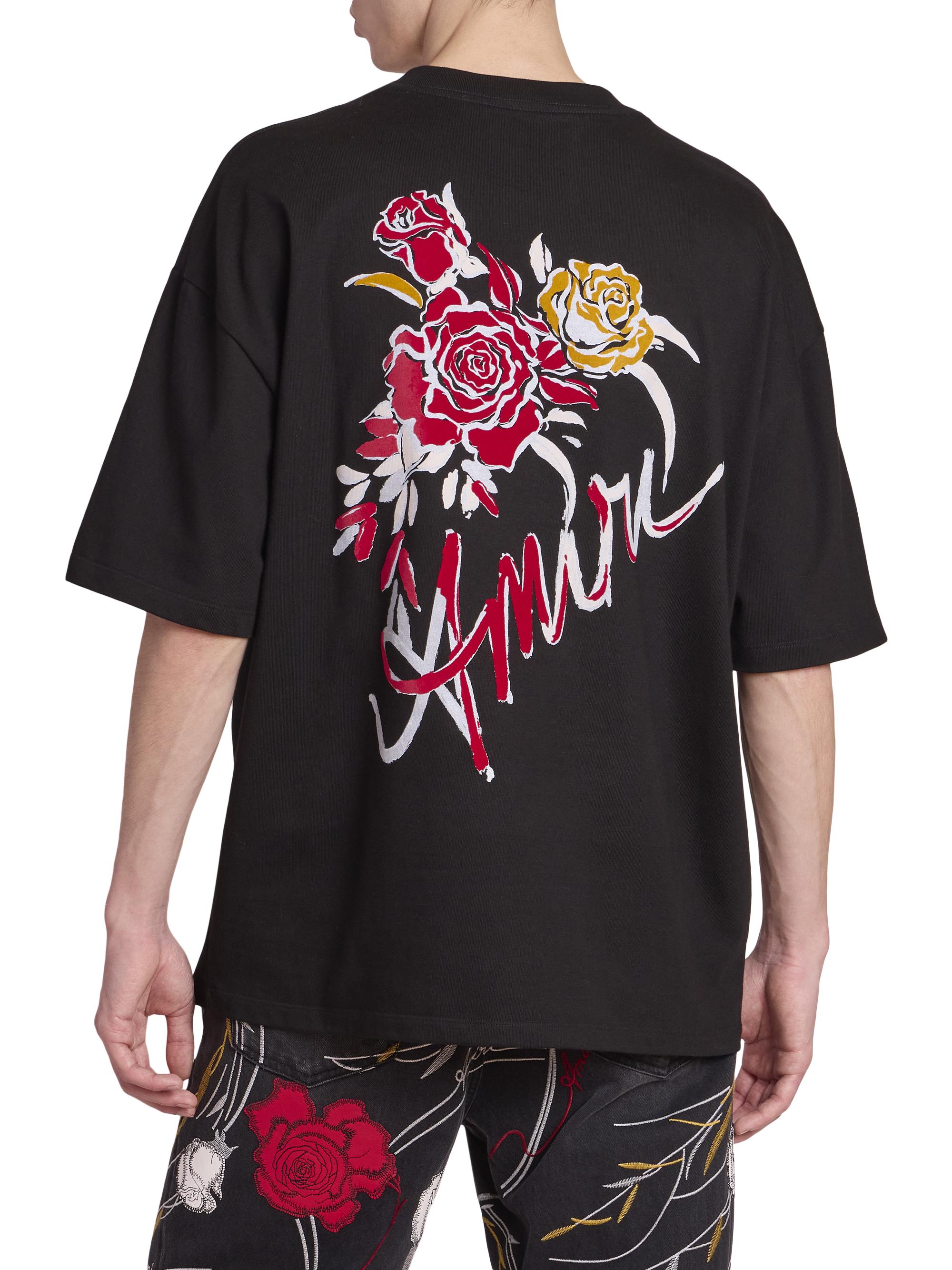 Roses Cotton Oversized T-Shirt