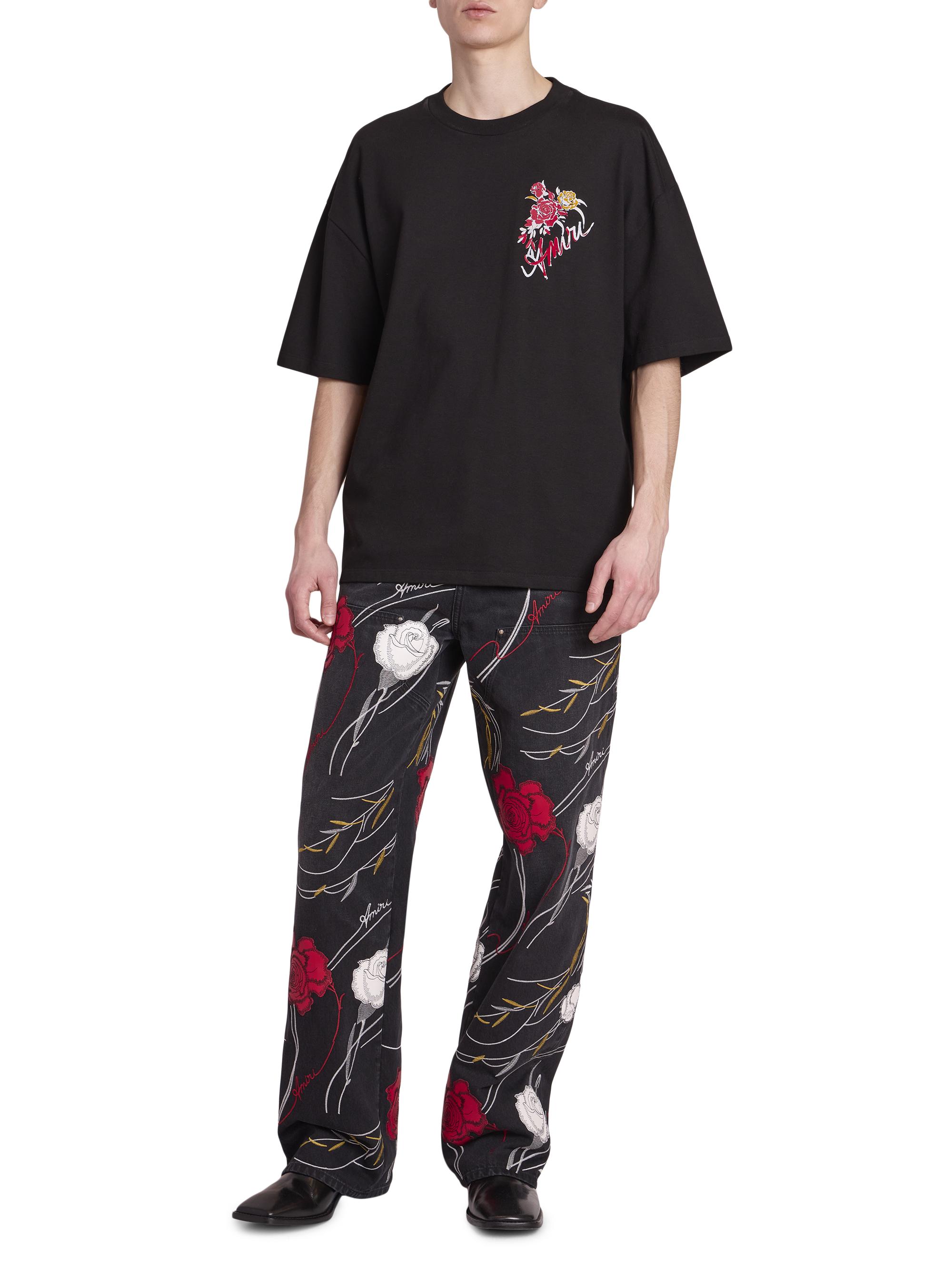 Roses Cotton Oversized T-Shirt