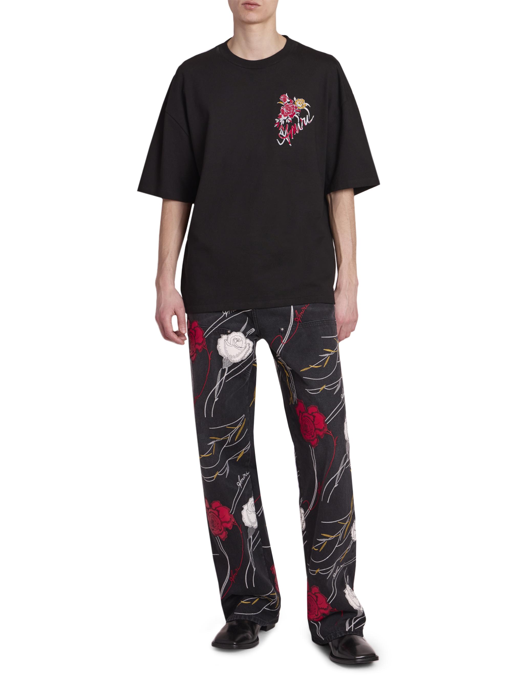 Floral Relaxed Carpenter Jeans