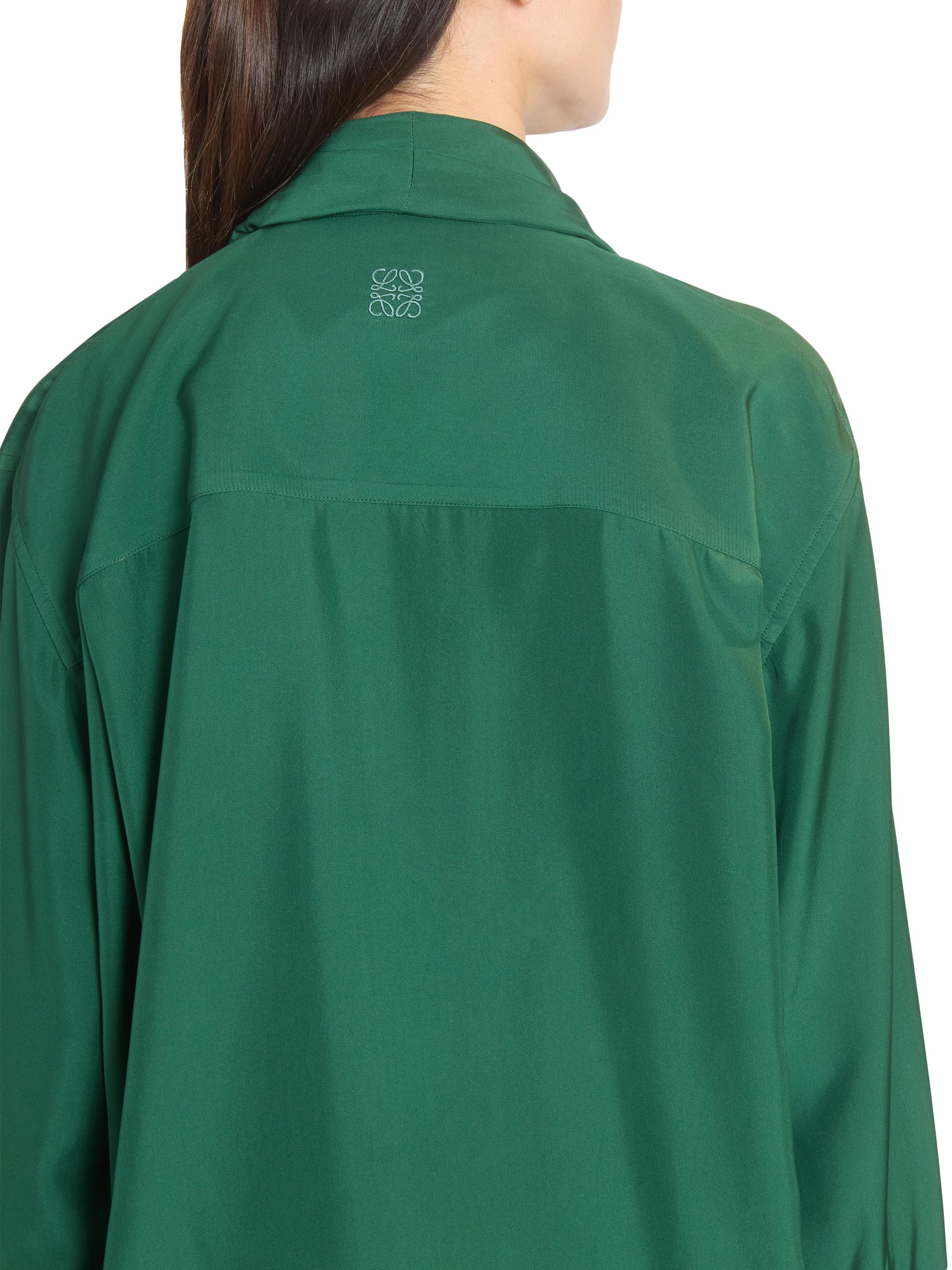 LOEWE Draped Silk Shirt | Saks Fifth Avenue