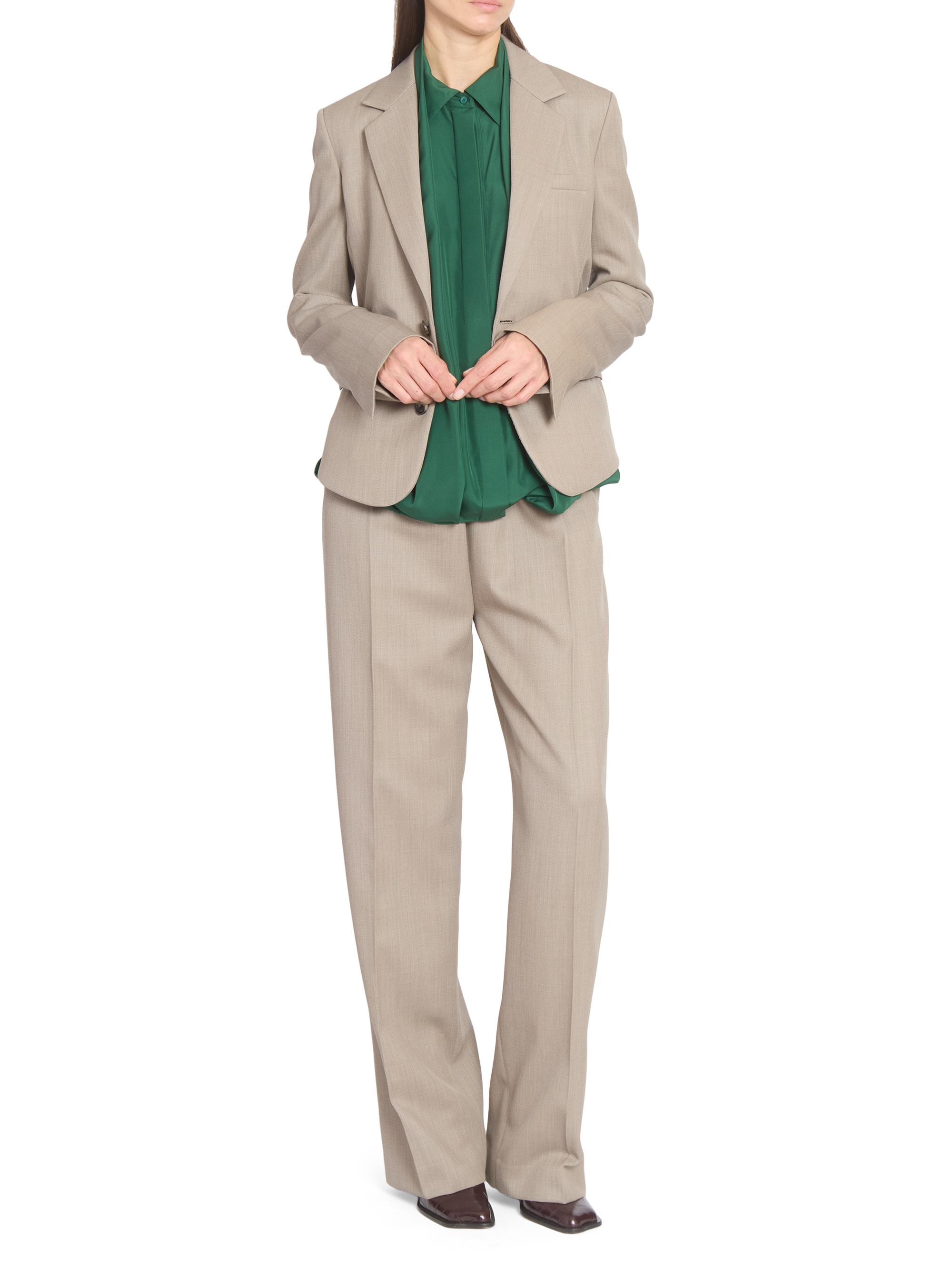 LOEWE Draped Silk Shirt | Saks Fifth Avenue